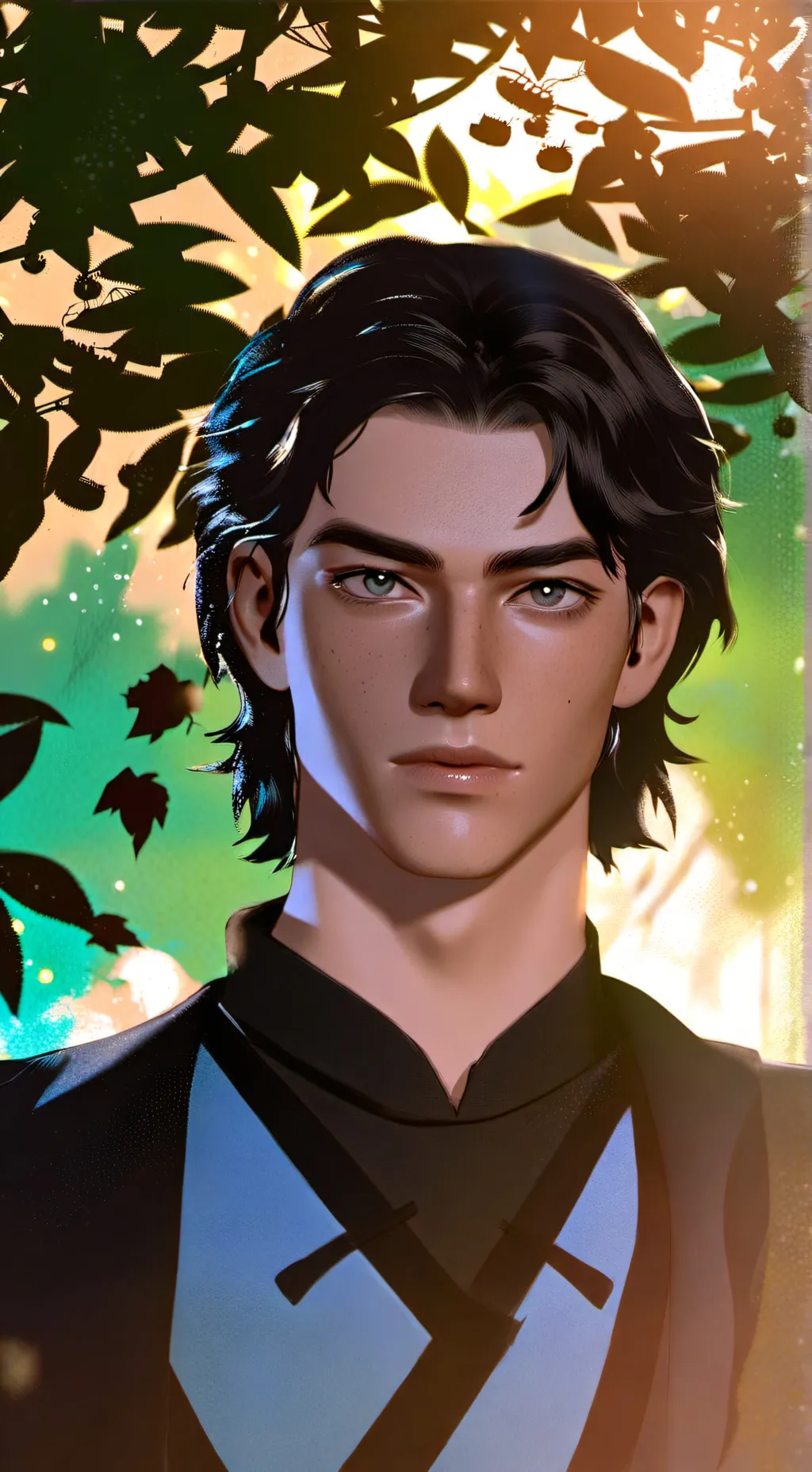 ai character: Ash background