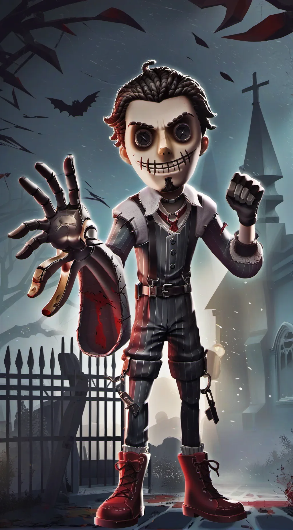 ai character: big Dee background