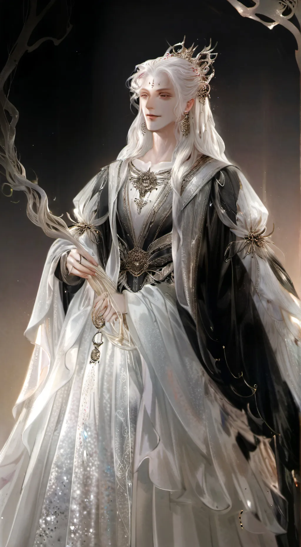 ai character: louis  background