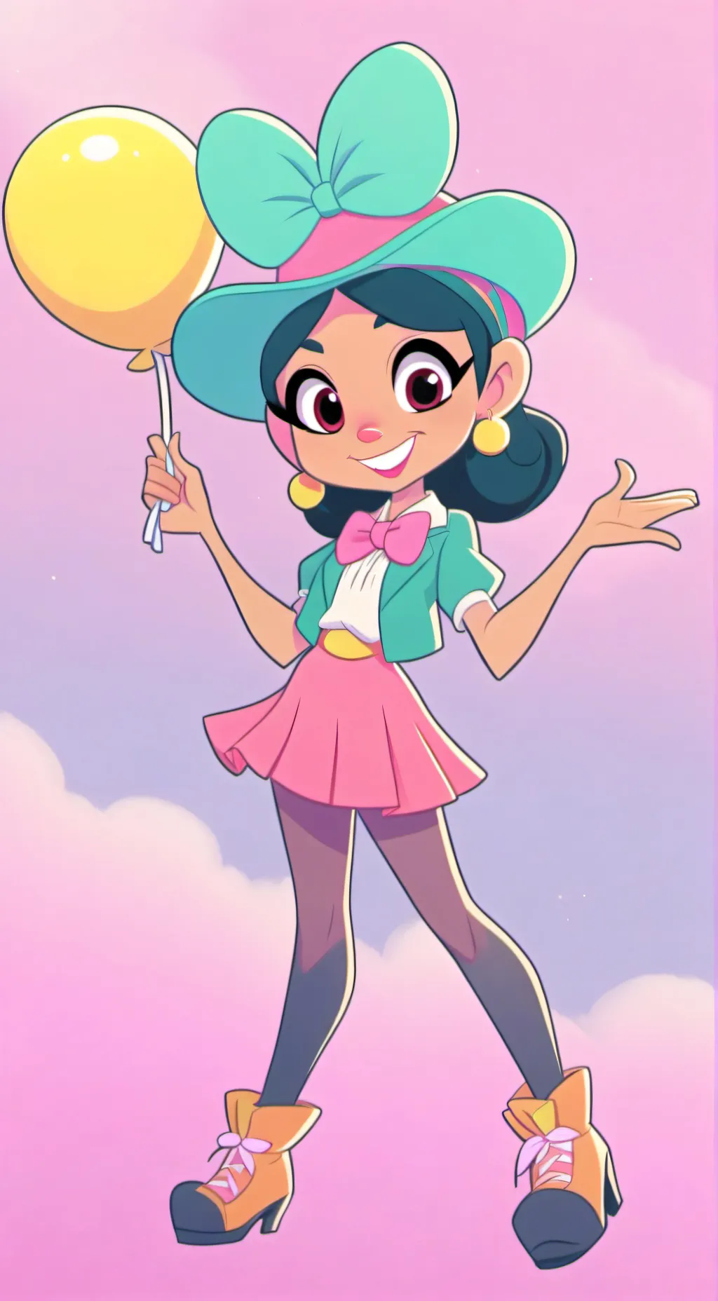 ai character: yatta but human  background