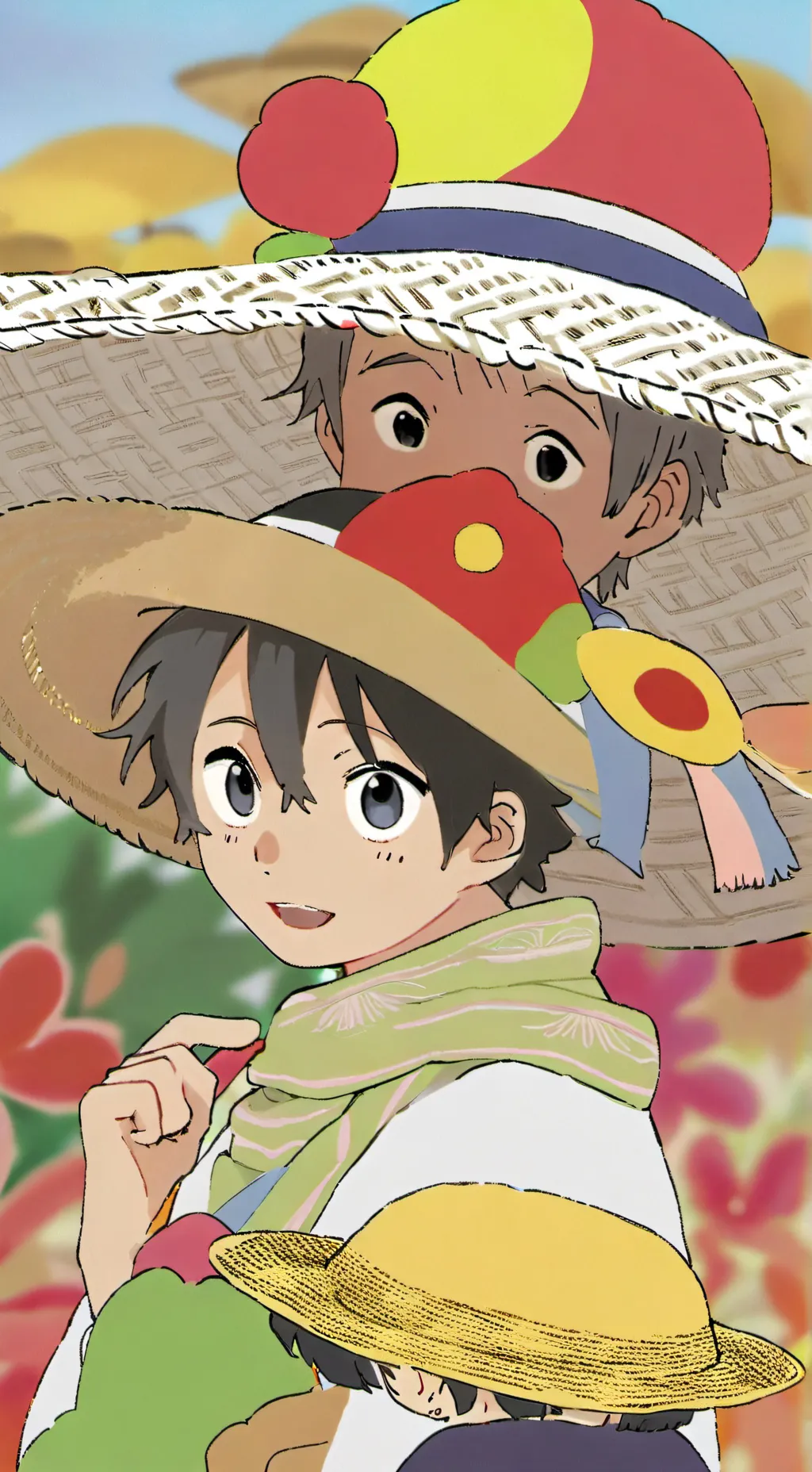 ai character: one piece  background