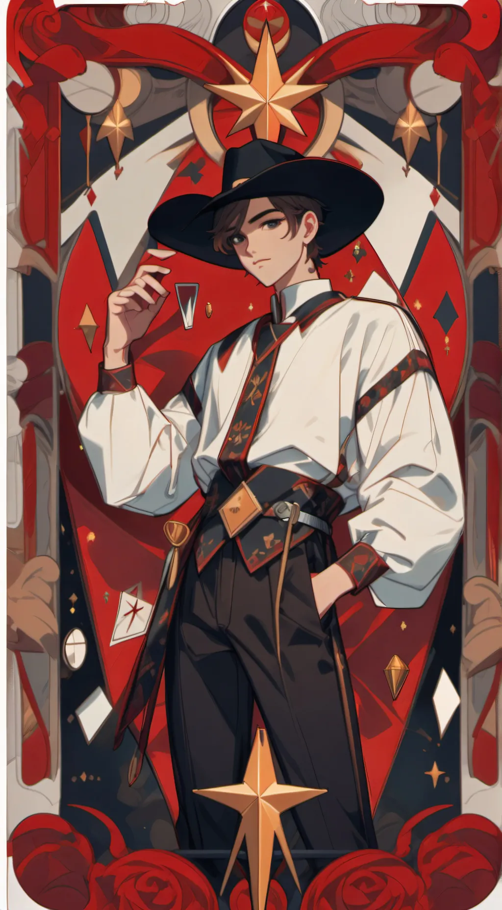 ai character: Gideon Gold background