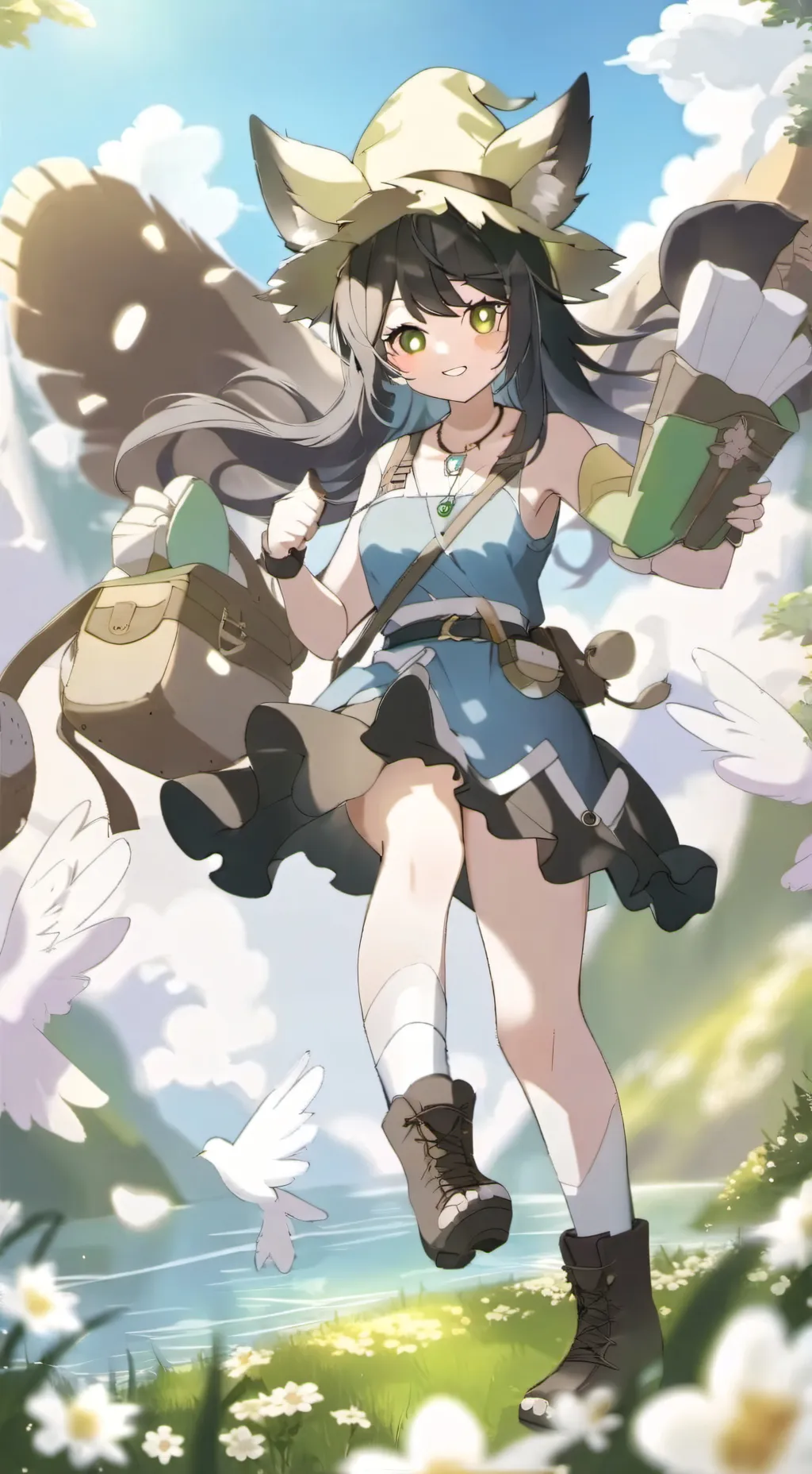 ai character: Dw pick me background