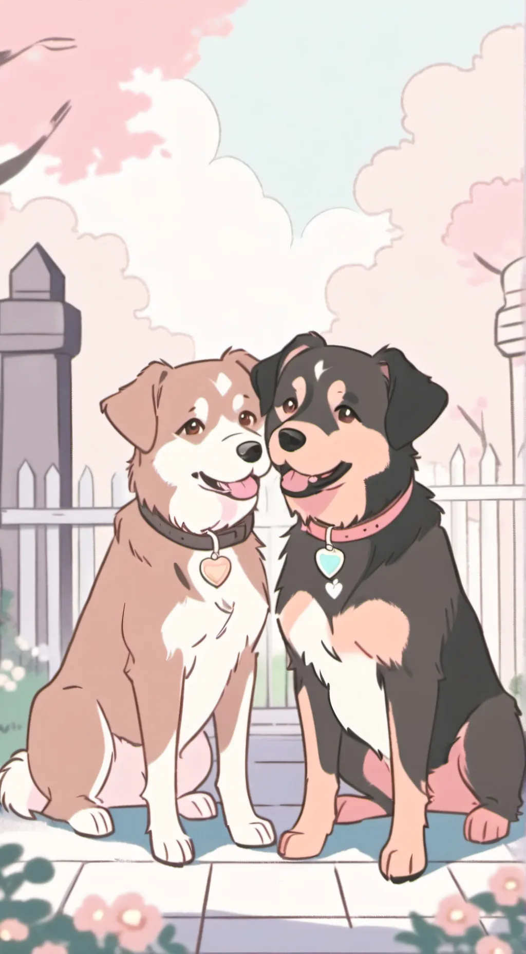 ai character: leo and stich background