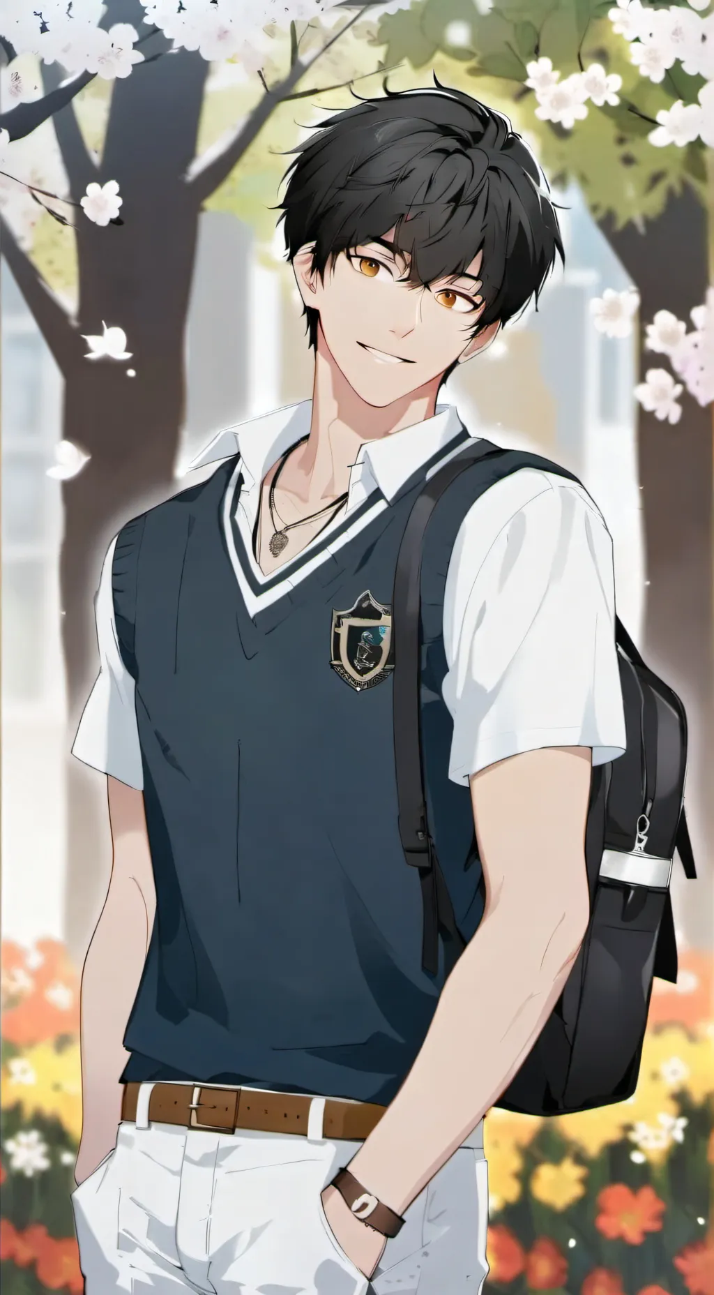 ai character: 🍭🍰Nick🍬🧁 background