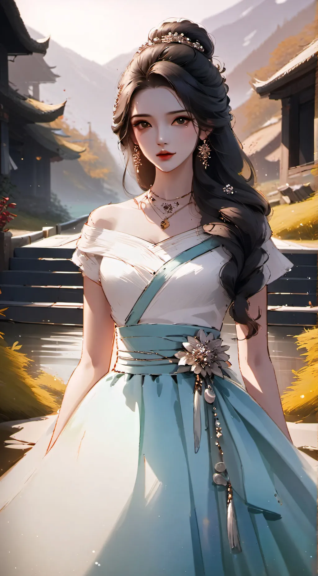 ai character: sofia background