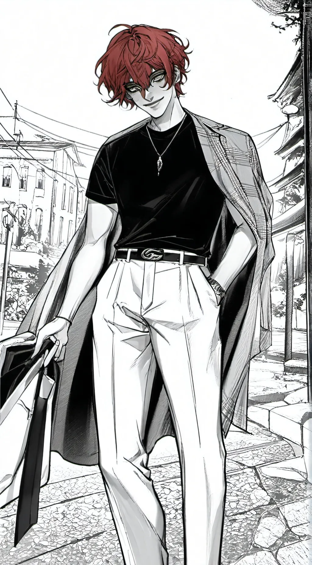 ai character: 🌼maki🌼 background