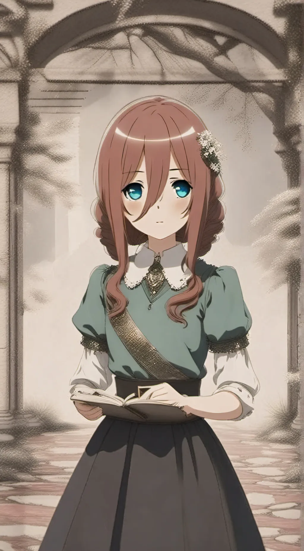 ai character: miku background