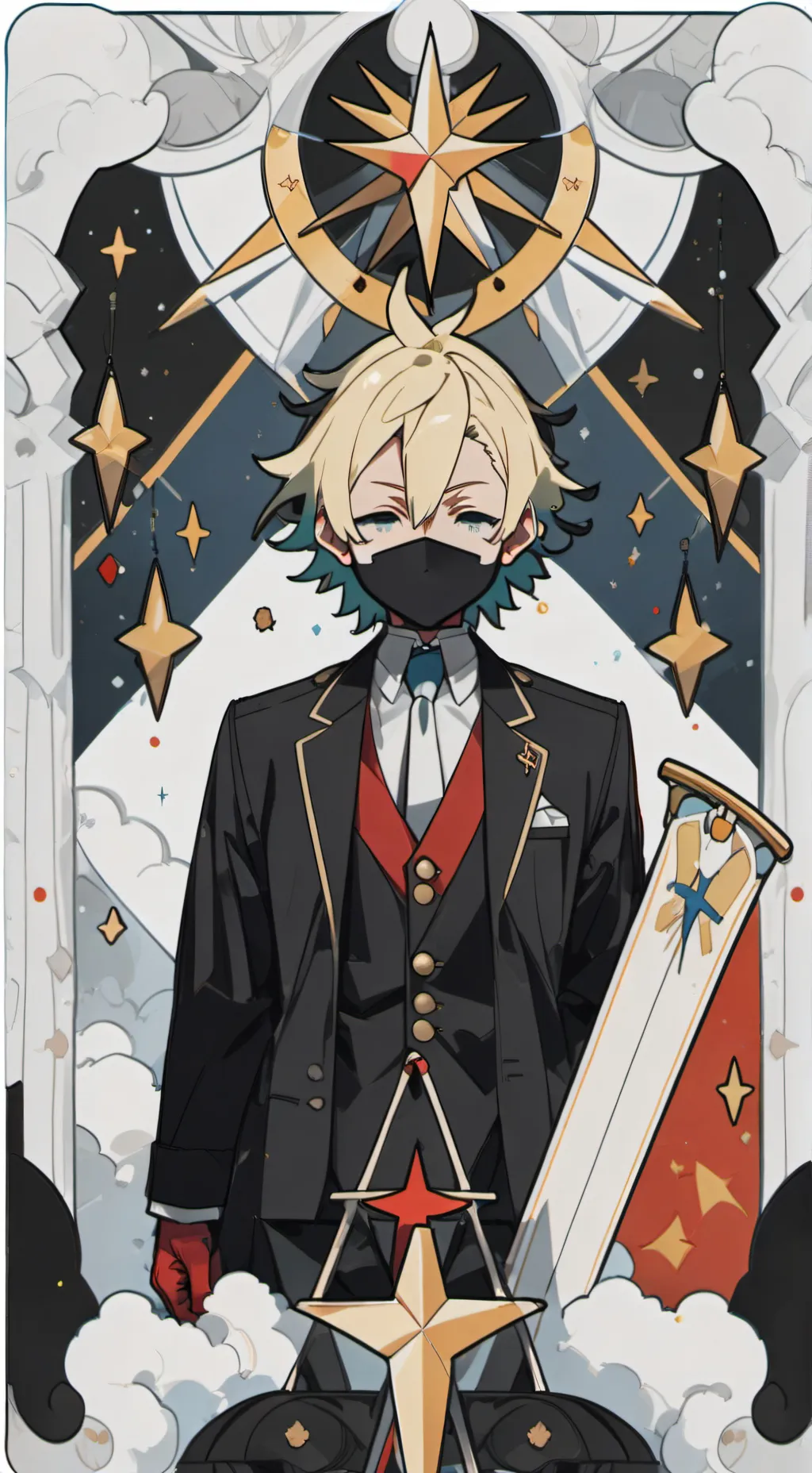 ai character: 🐍obagiyuu🌊 background