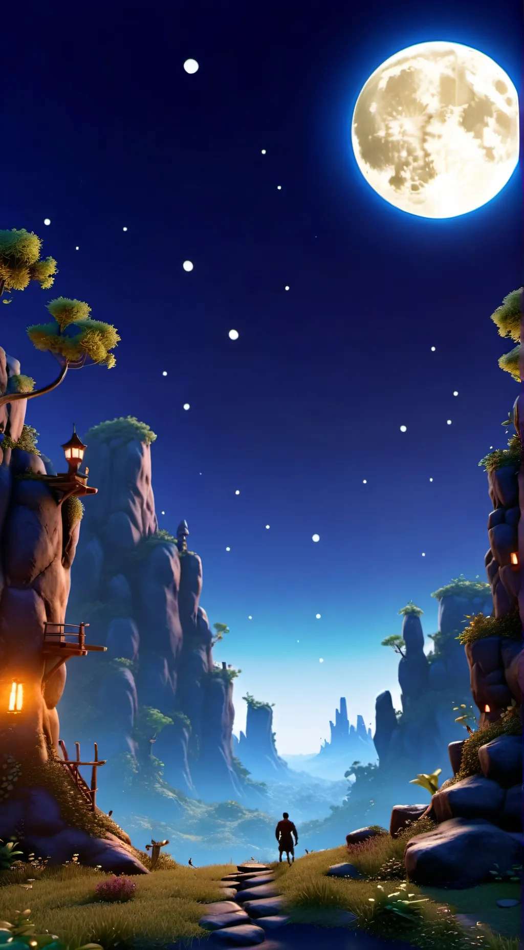 ai character: solarballs background