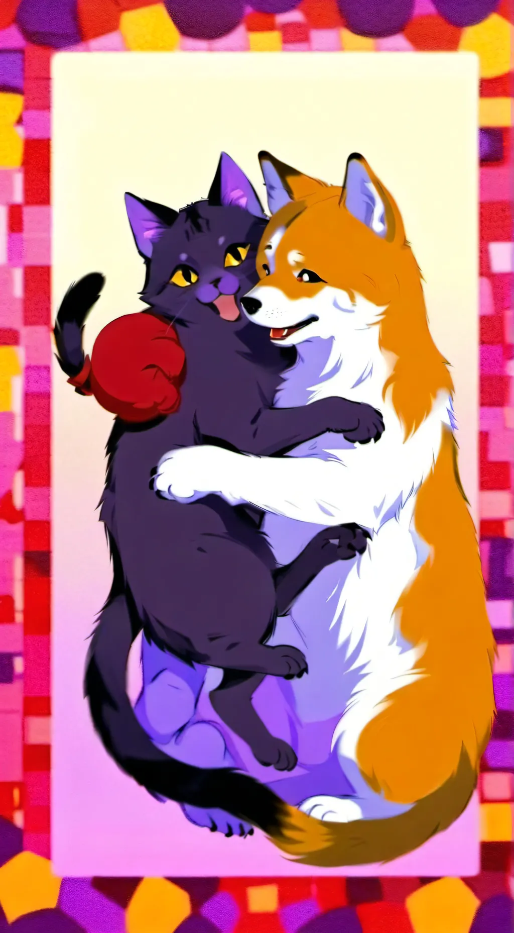 ai character: catnap x dogdey 🥰 background