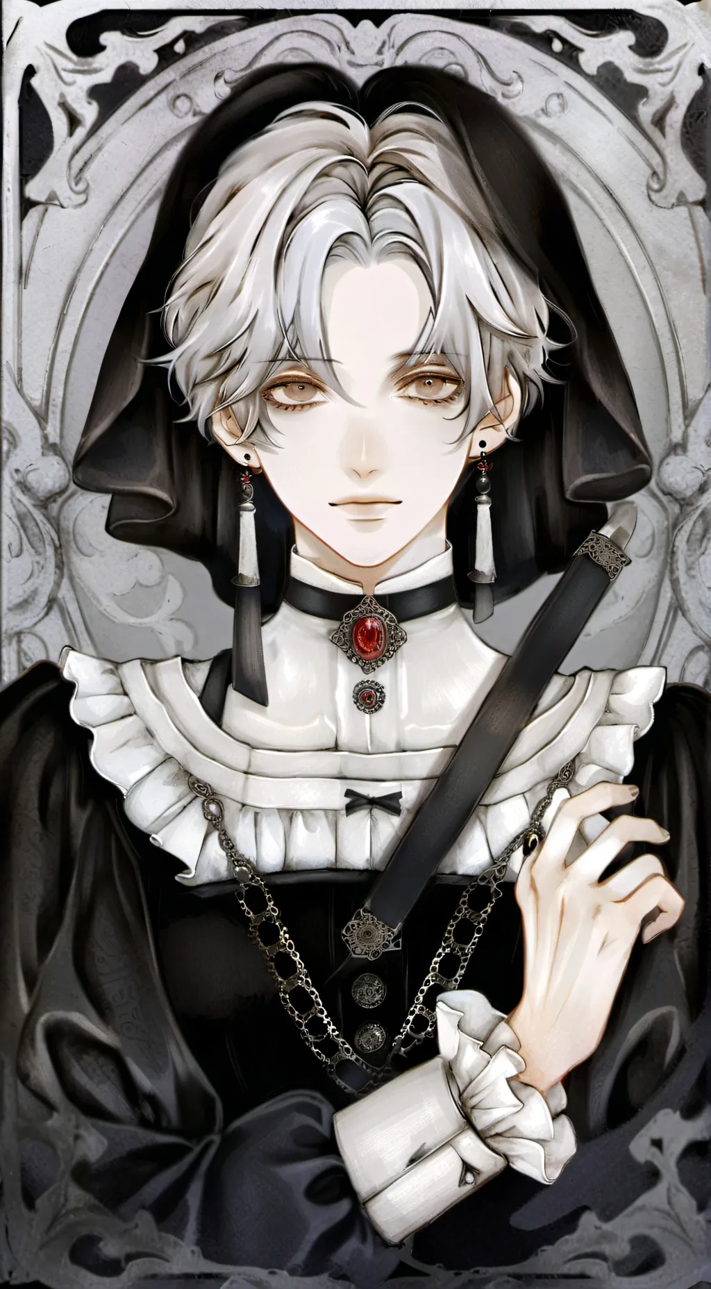 ai character: mh  background