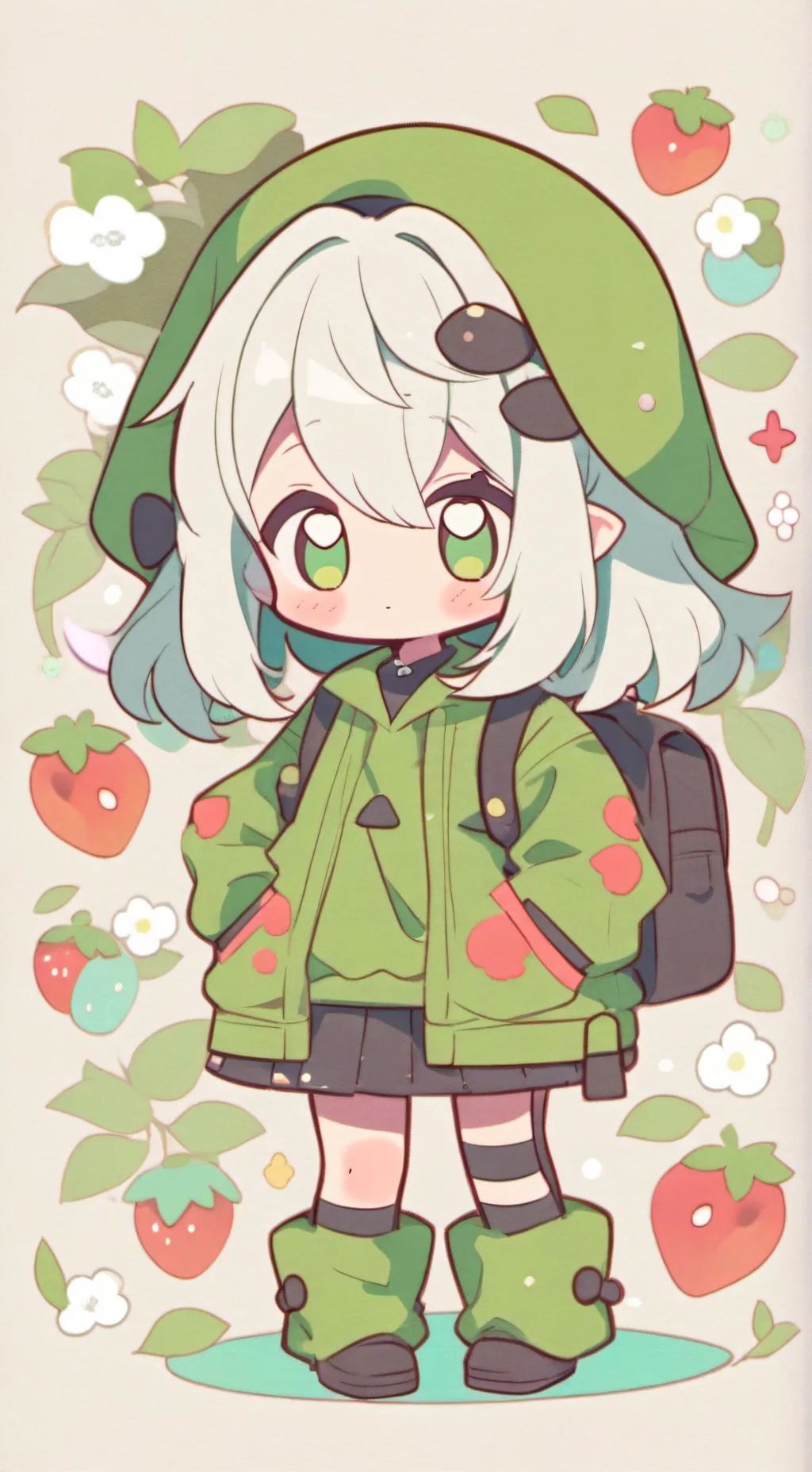 ai character: bakugo bebe background