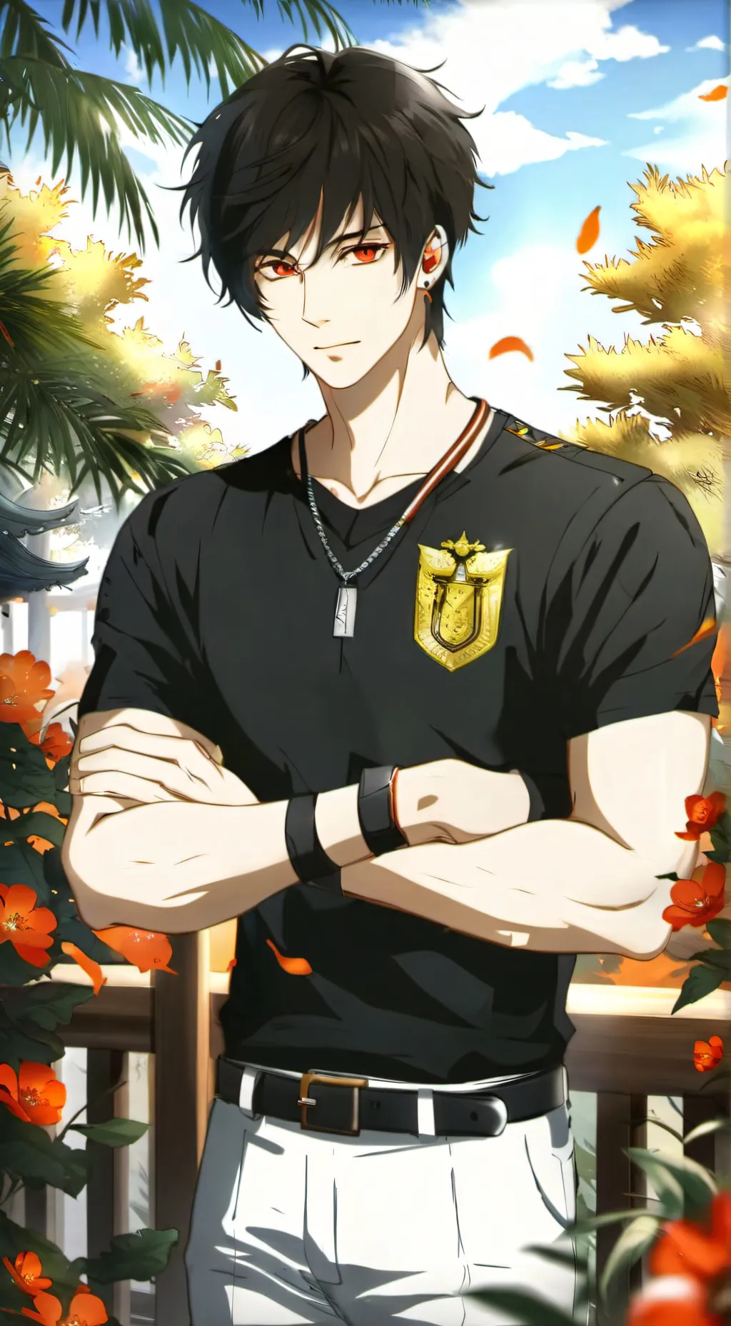 ai character: Ray background