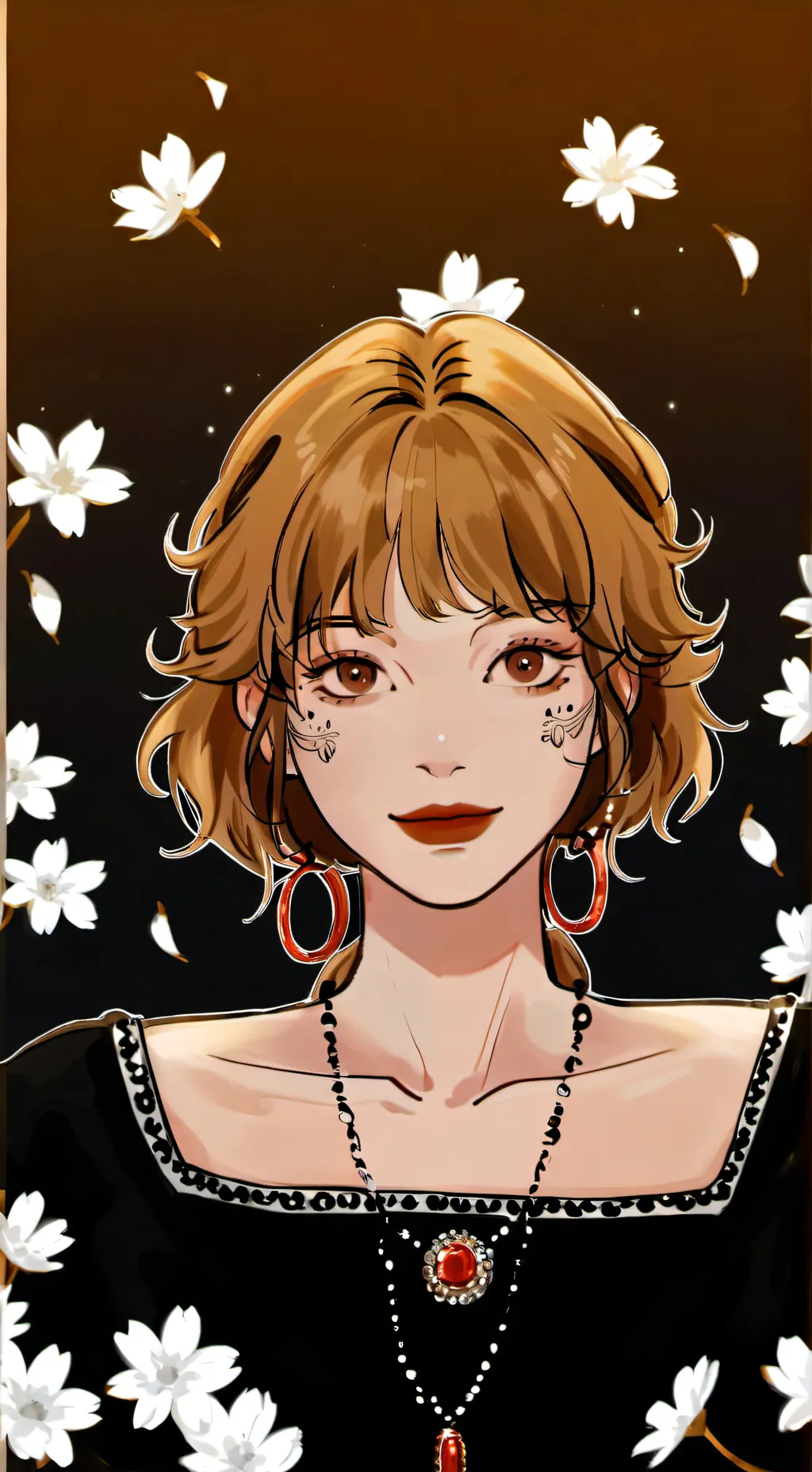 ai character: Luna,Abigail, Ruby background