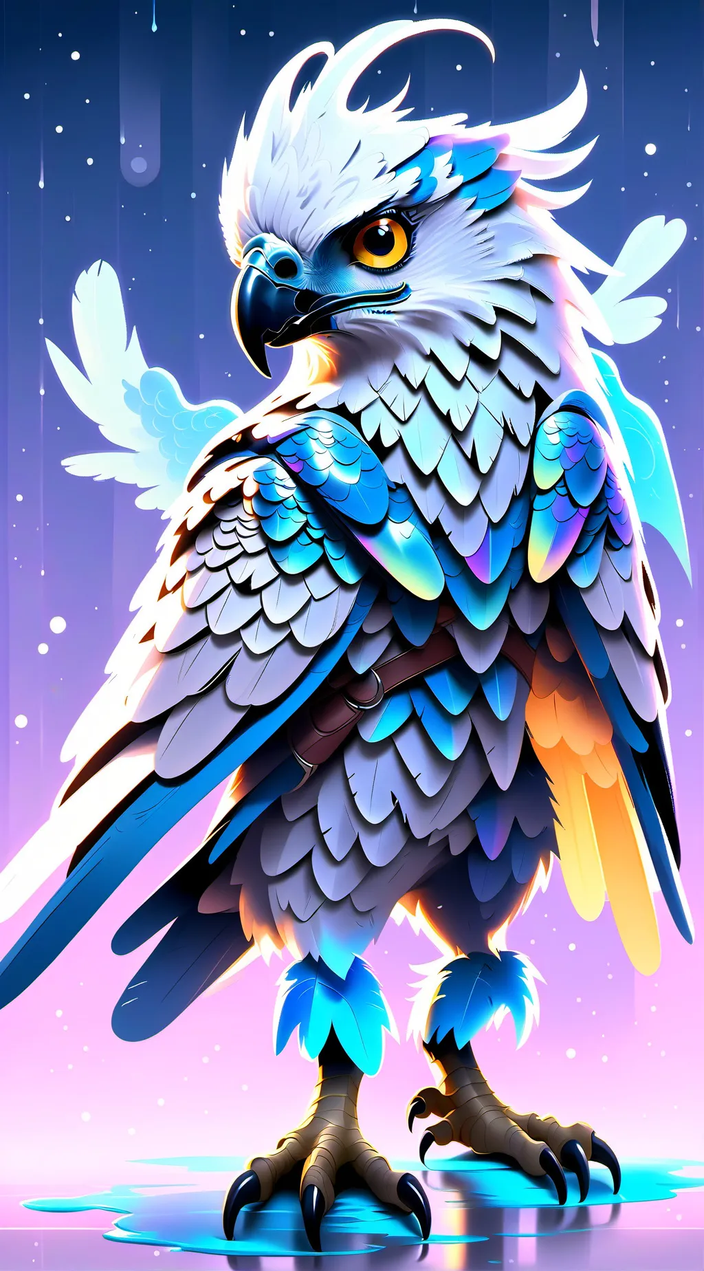 ai character: feather family cit background