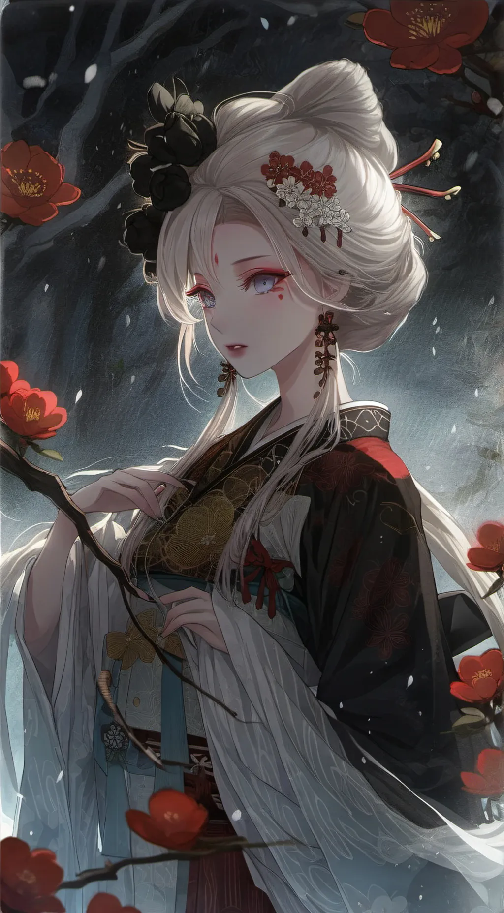 ai character: muzan wife  background