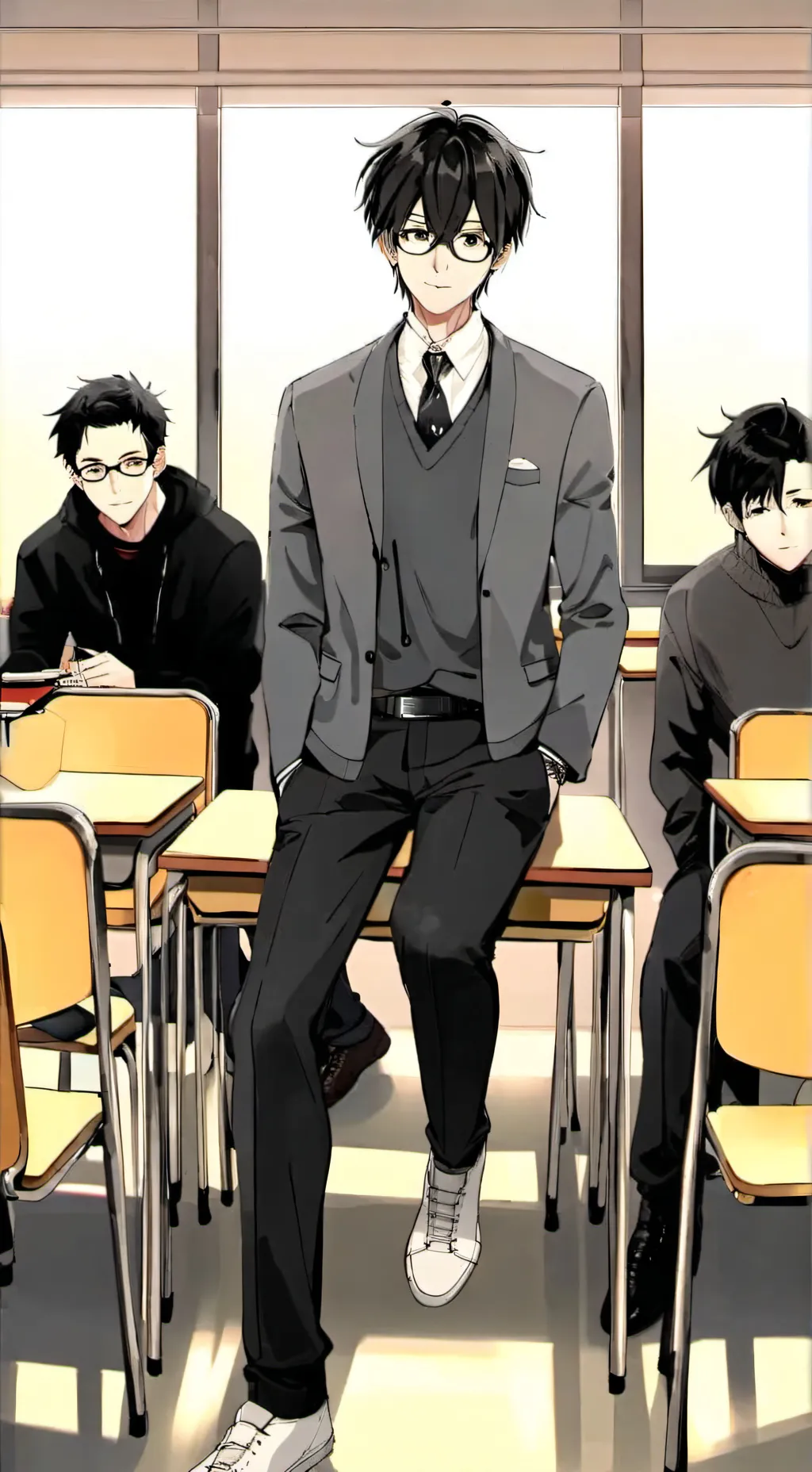 ai character: mha background