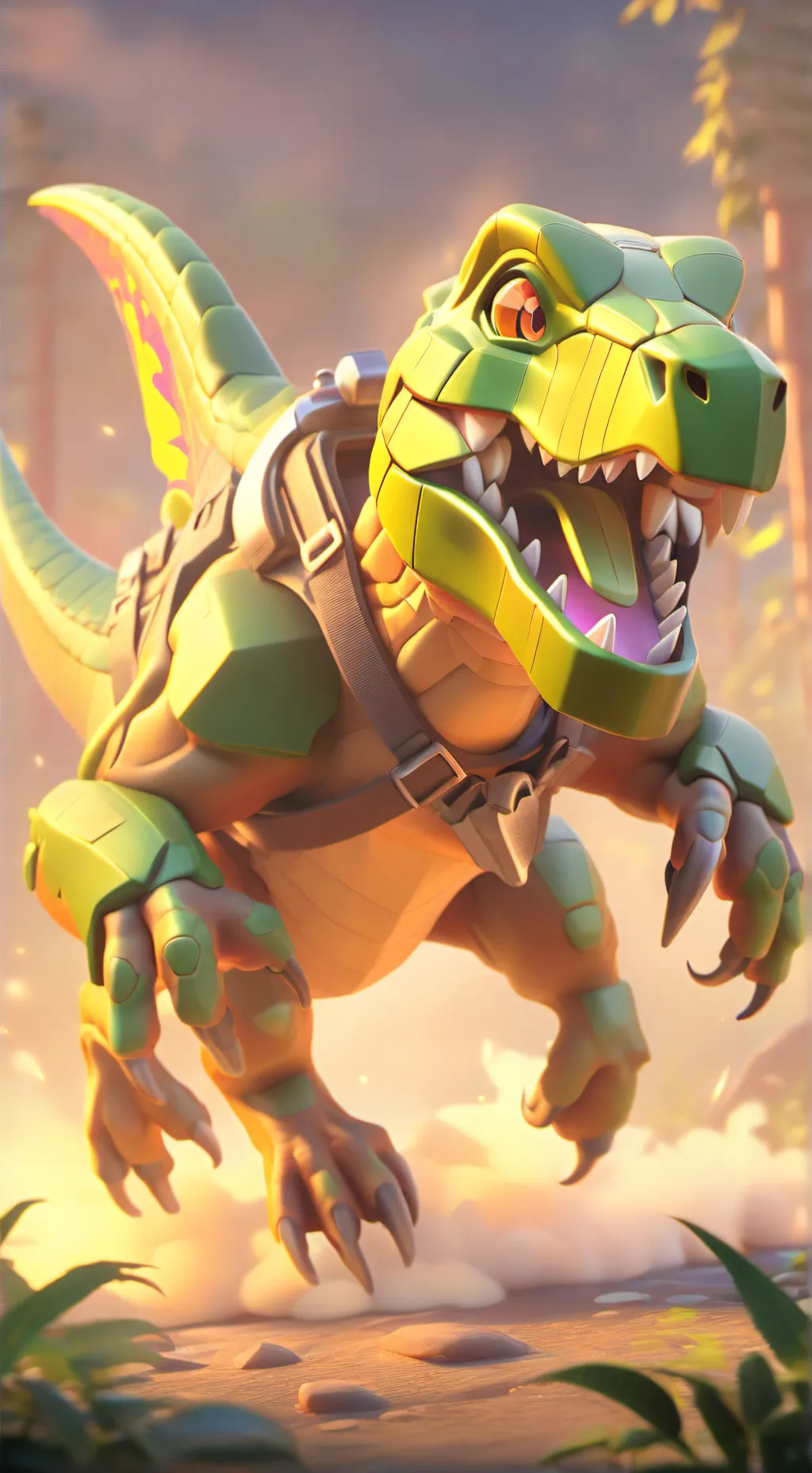 ai character: Indoraptor×human background