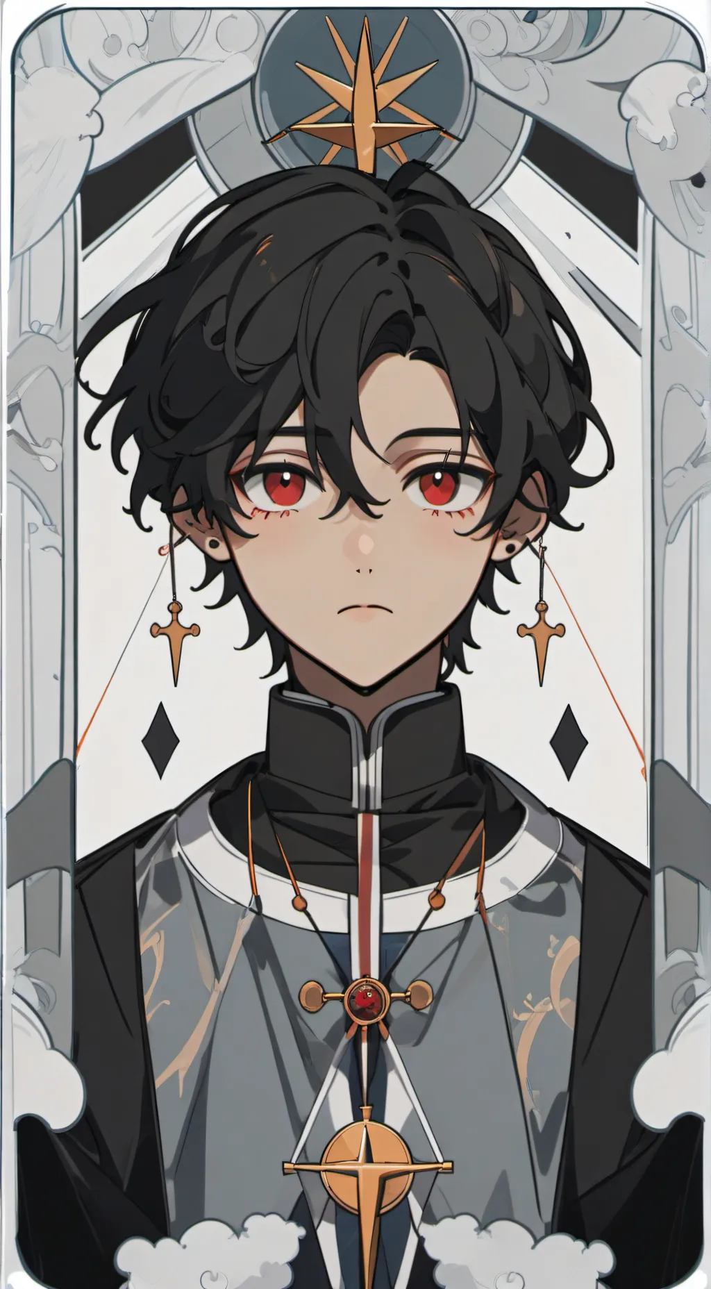 ai character: Aaron  background