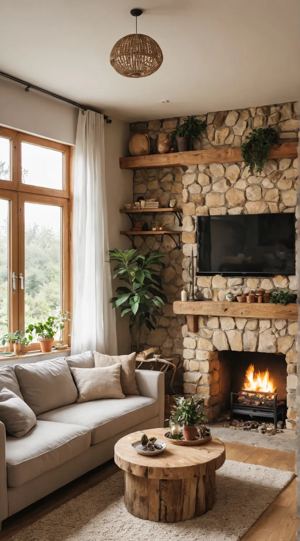 ai character: Sitting room 2 background