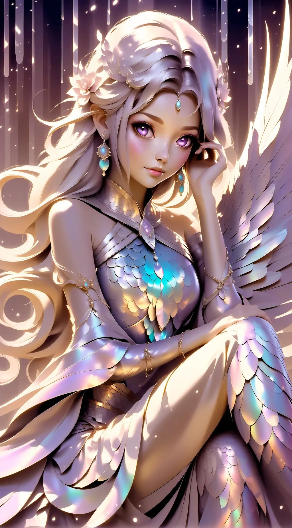 ai character: toga background