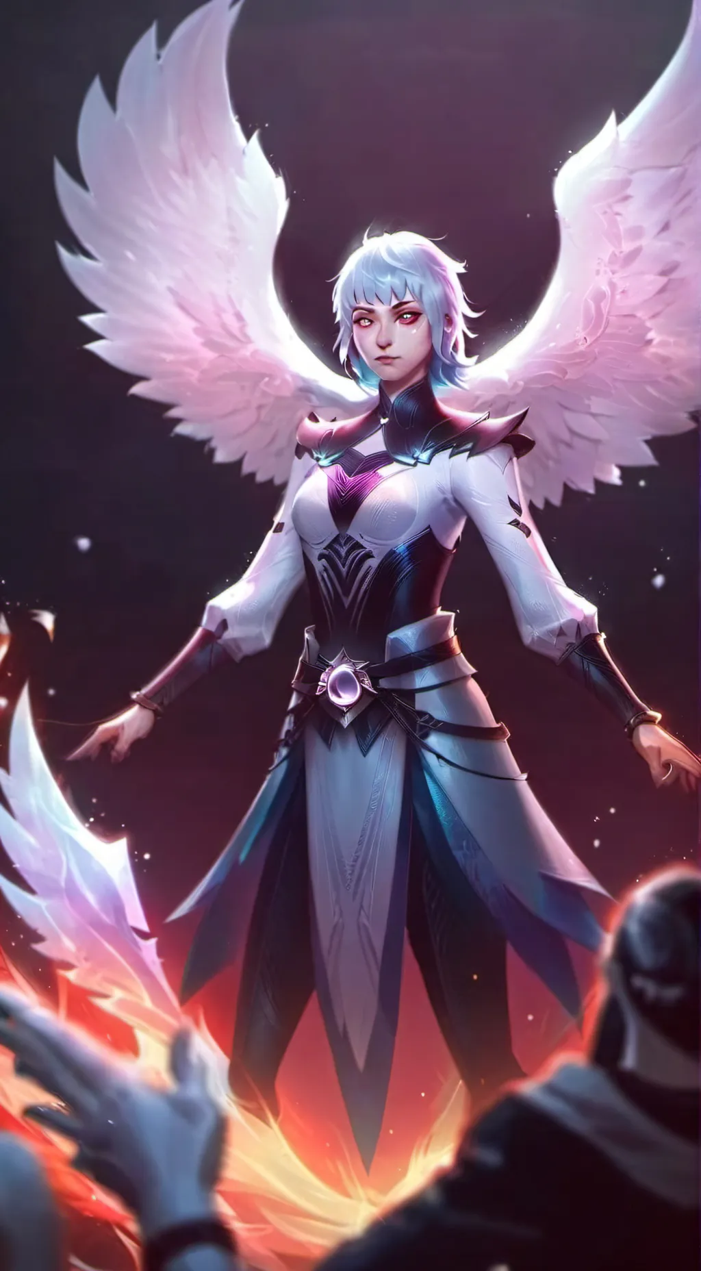 ai character: Powder(Jinx)  background