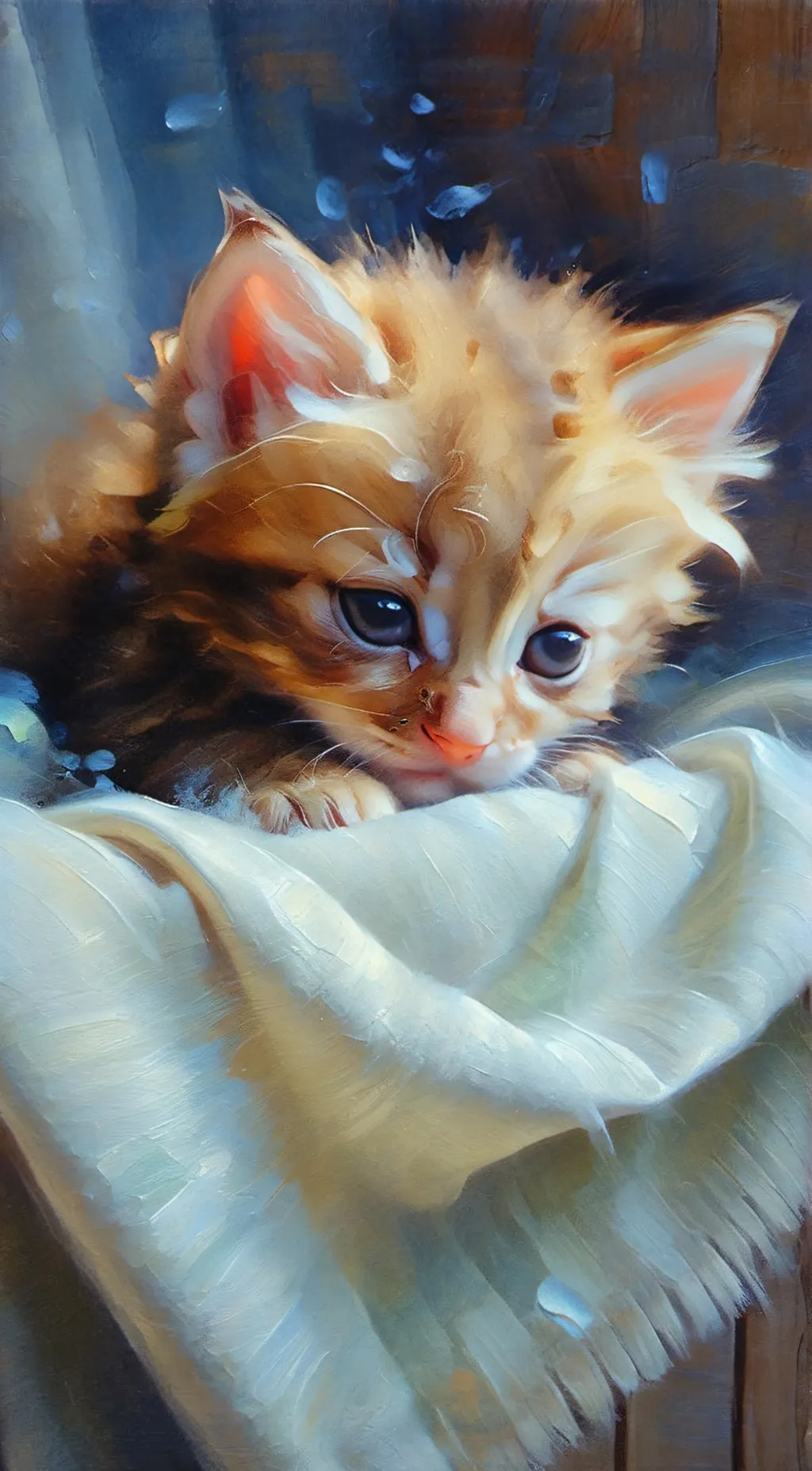 ai character: newborn  background