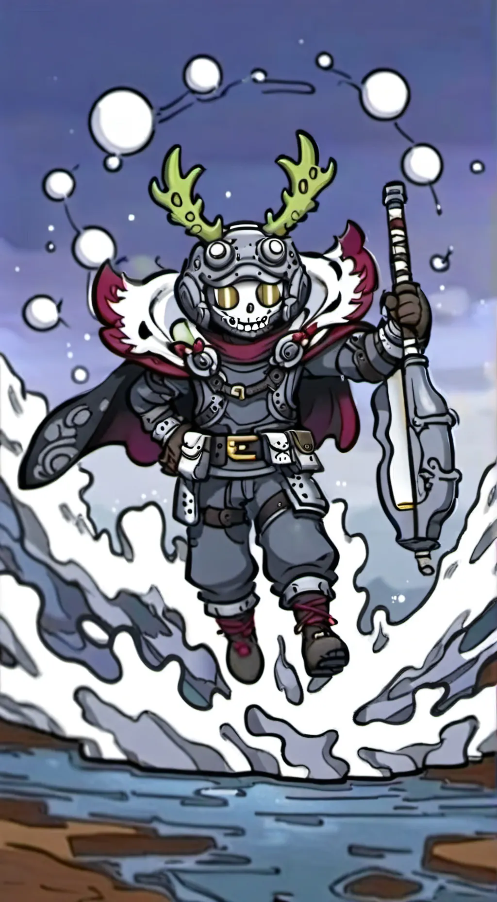 ai character: md uzi background