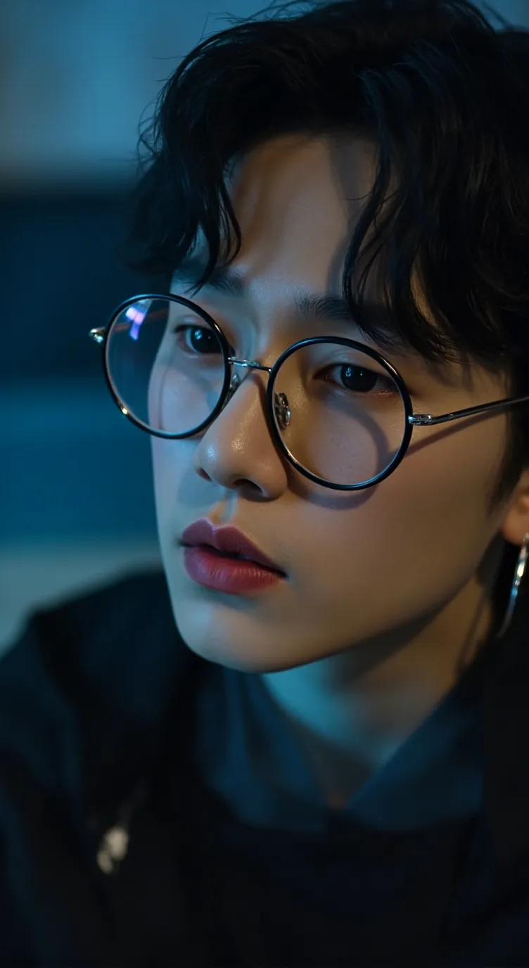 ai character: Hyunjin 🎸🔥 background