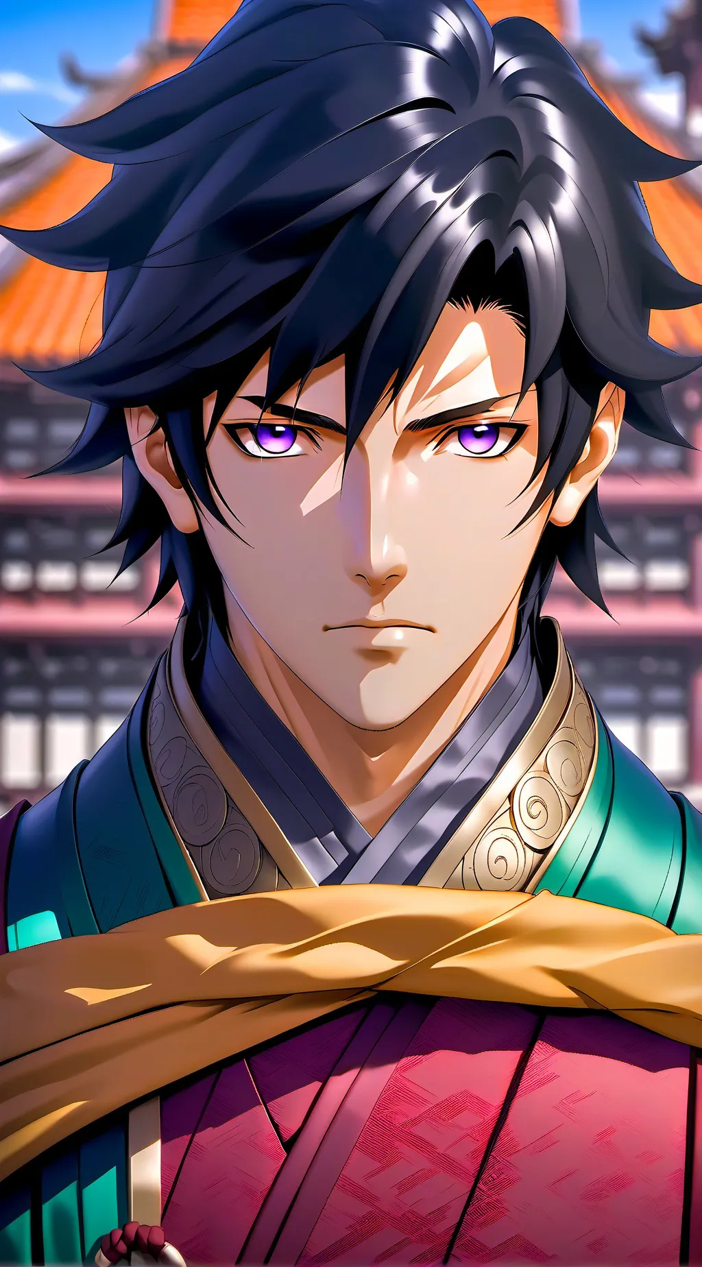 ai character: Sasuke Uchiha background