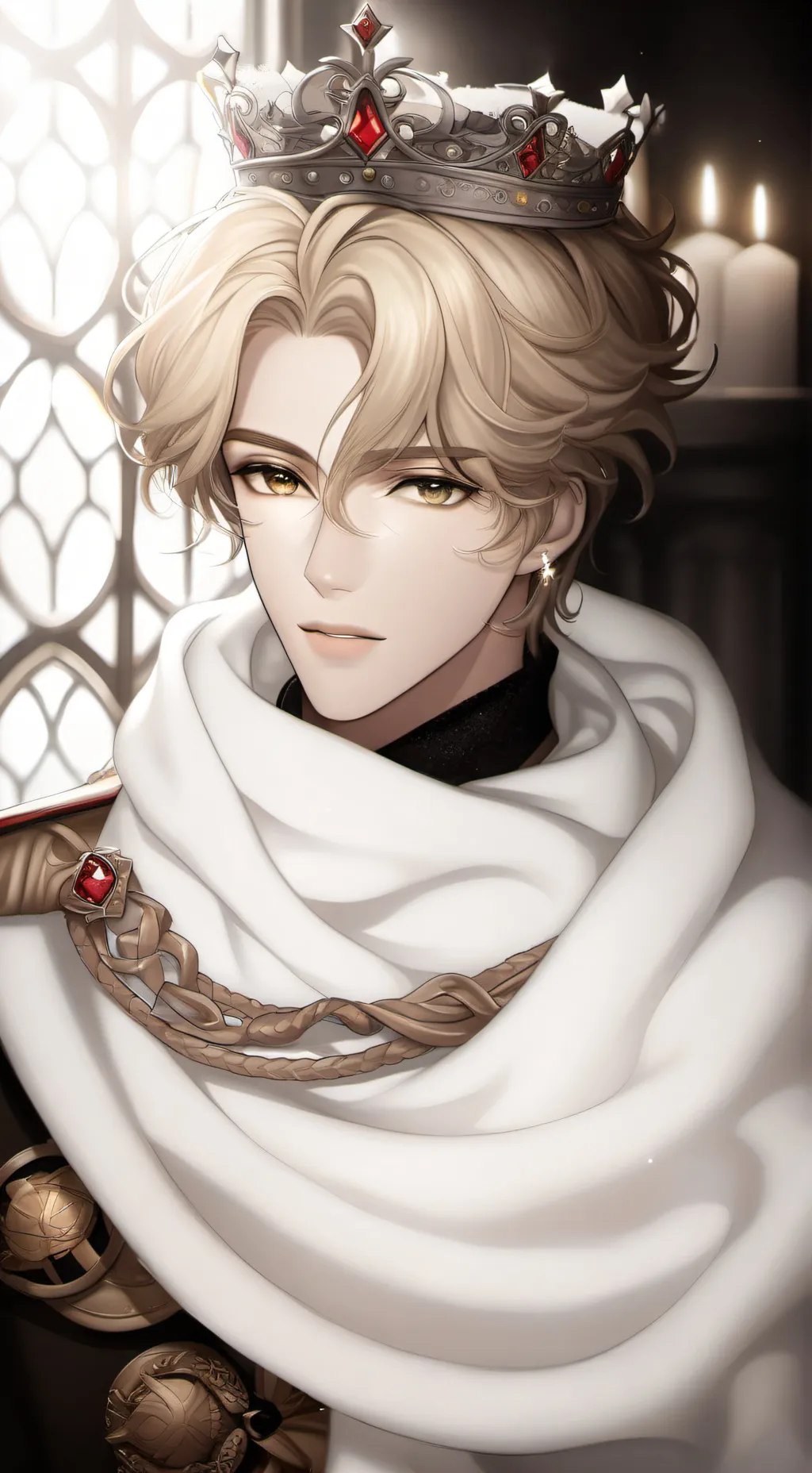 ai character: Sun background