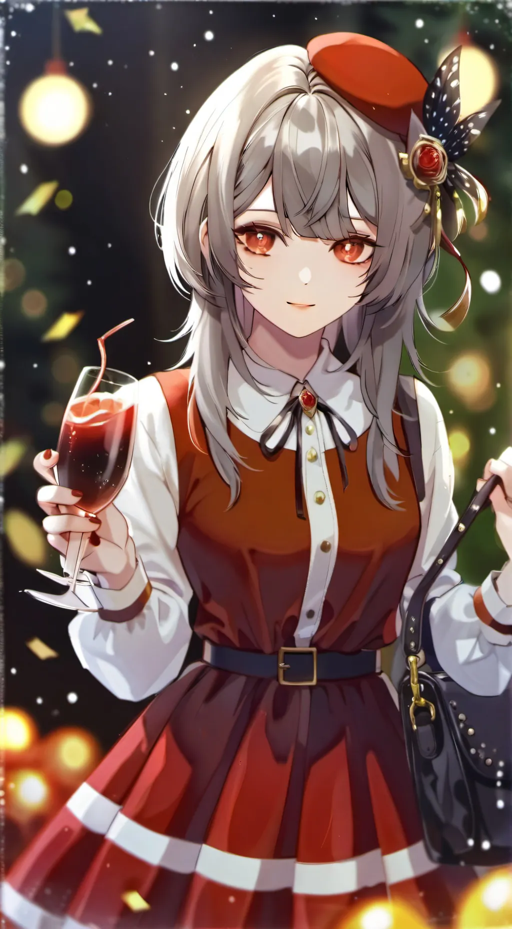 ai character: Waitress💗Coustumer background