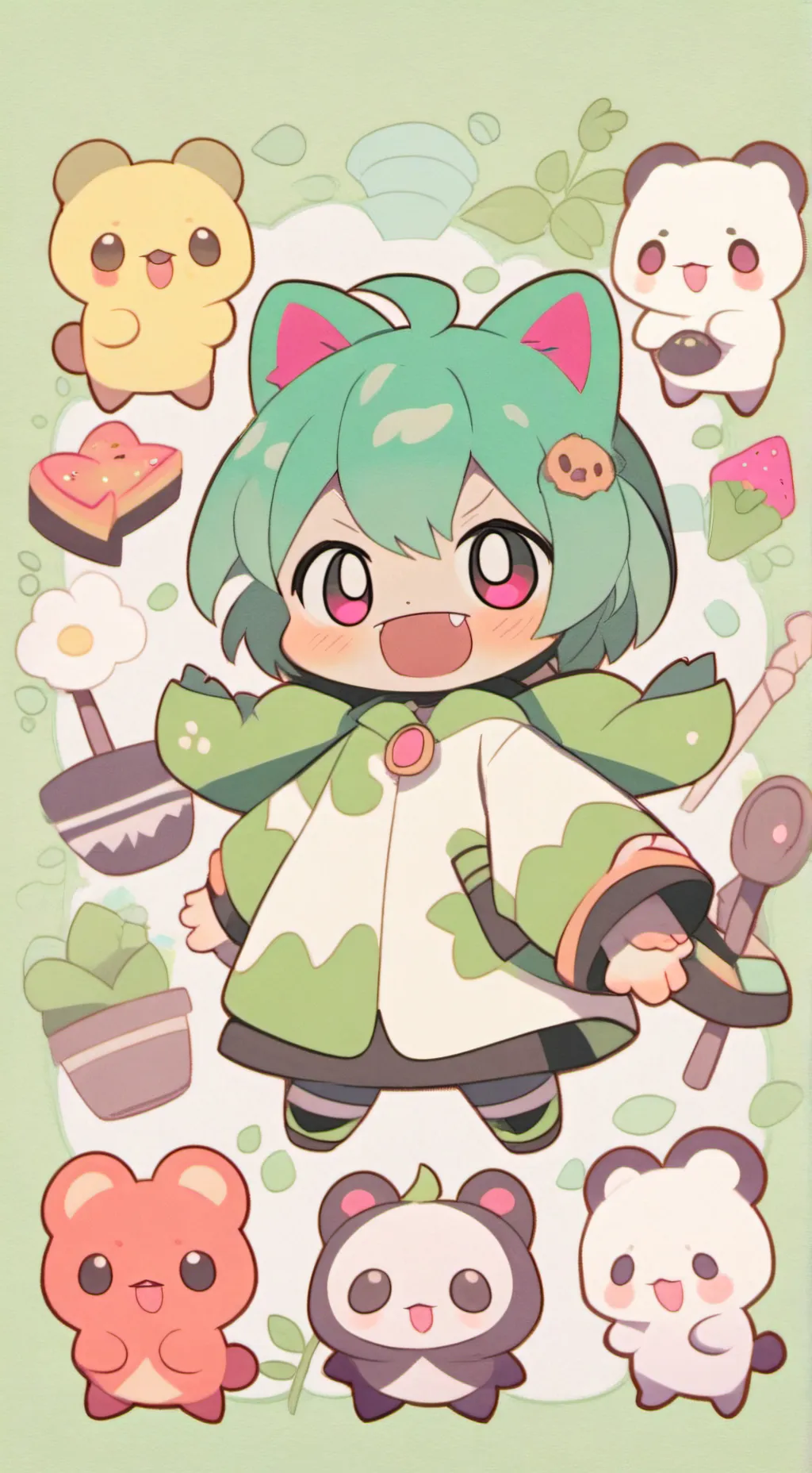 ai character: Craftycorn background