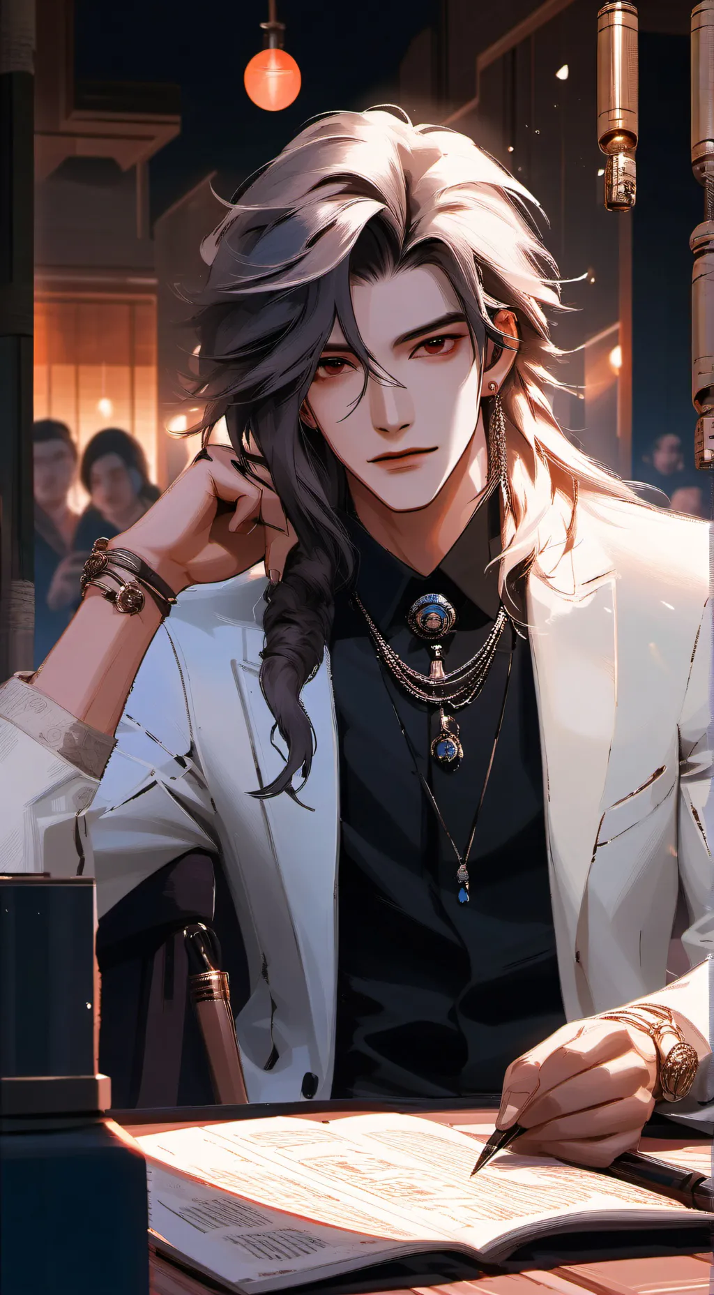 ai character: ✨Isaac✨ background