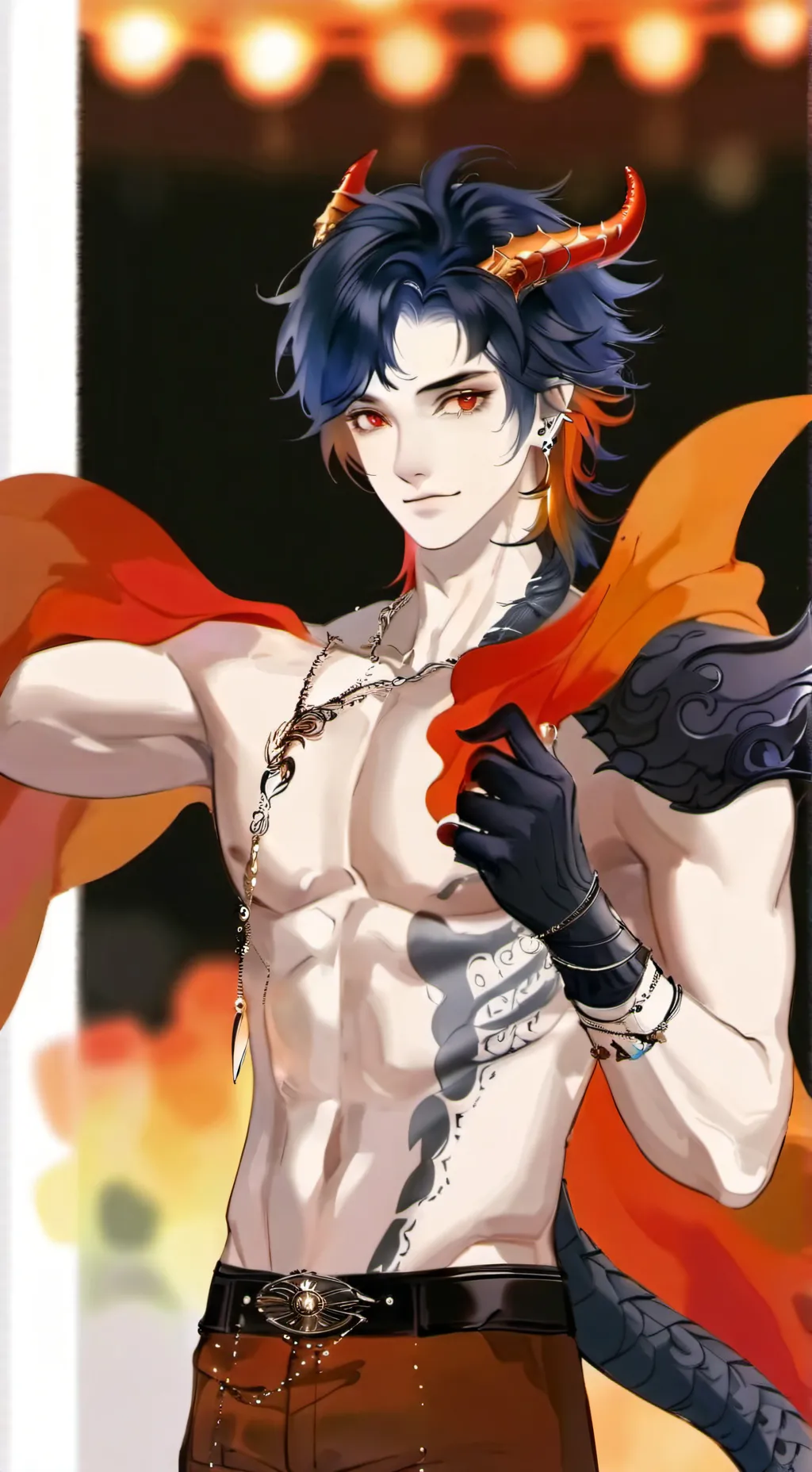 ai character: shadow:dragon king background