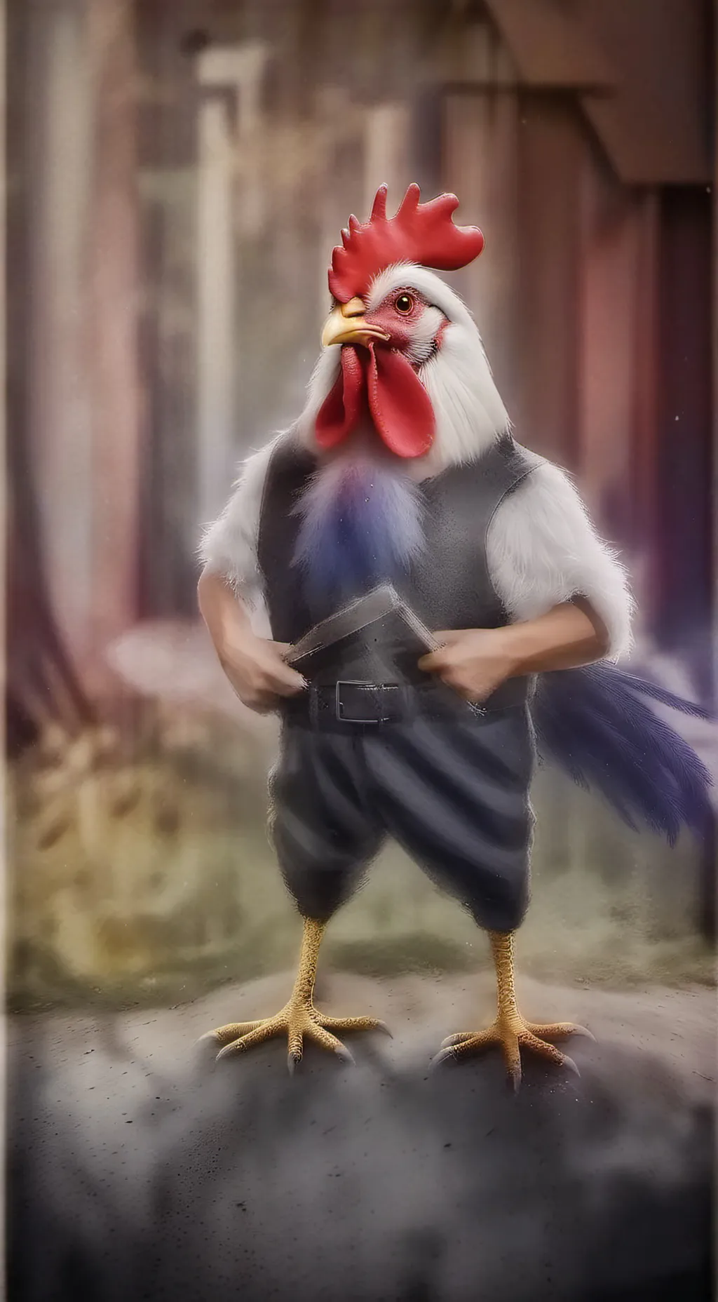 ai character: cluk background