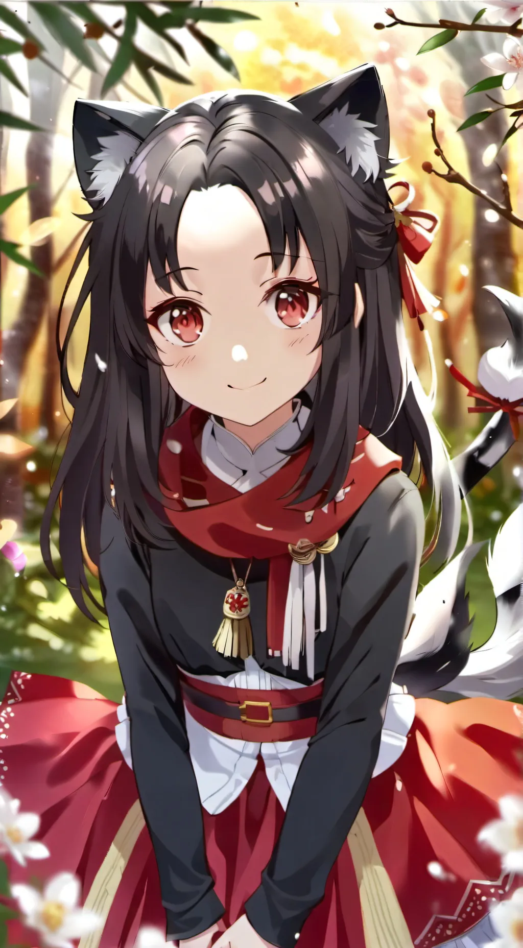 ai character: милашка? background