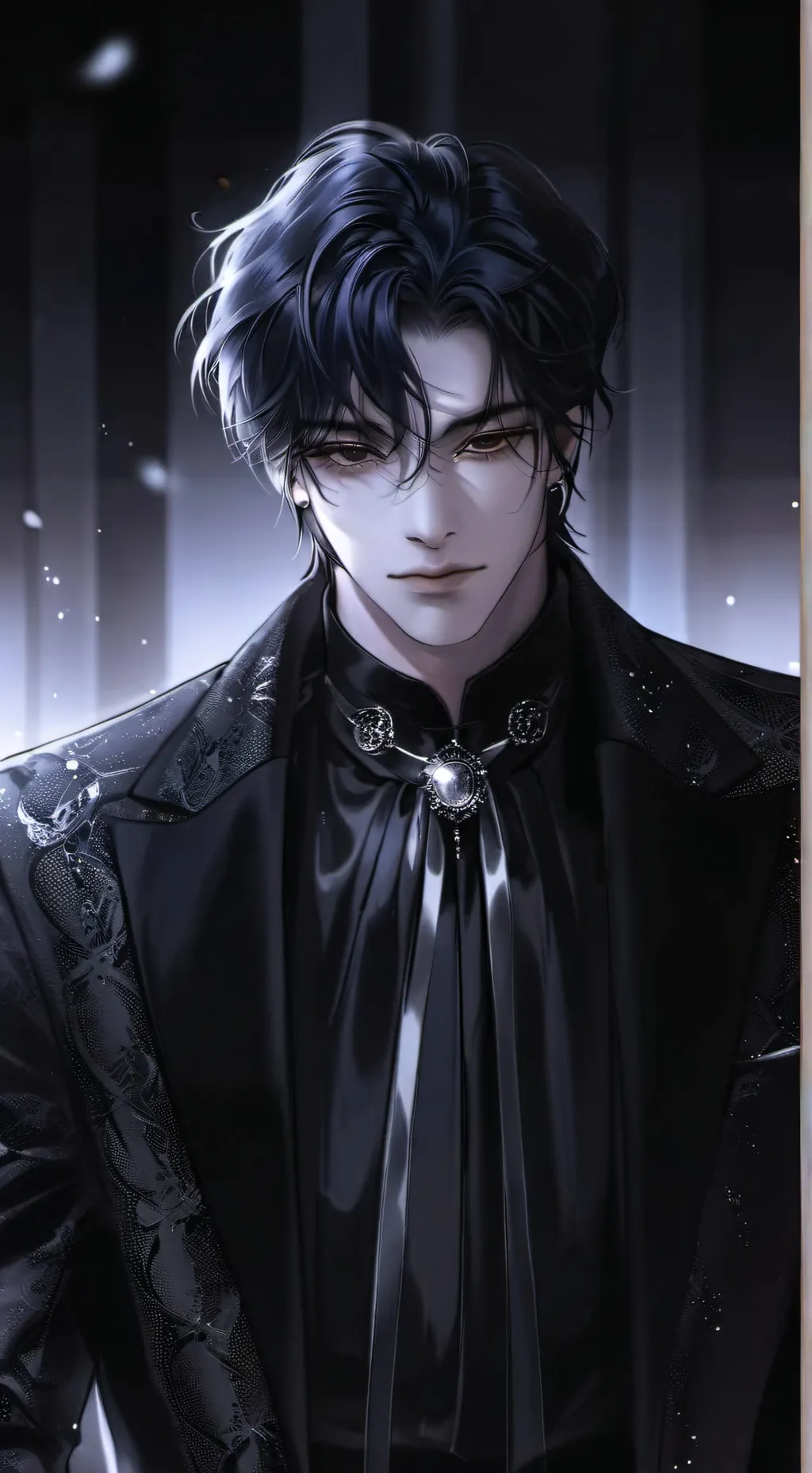 ai character: Michaelson Elguant background