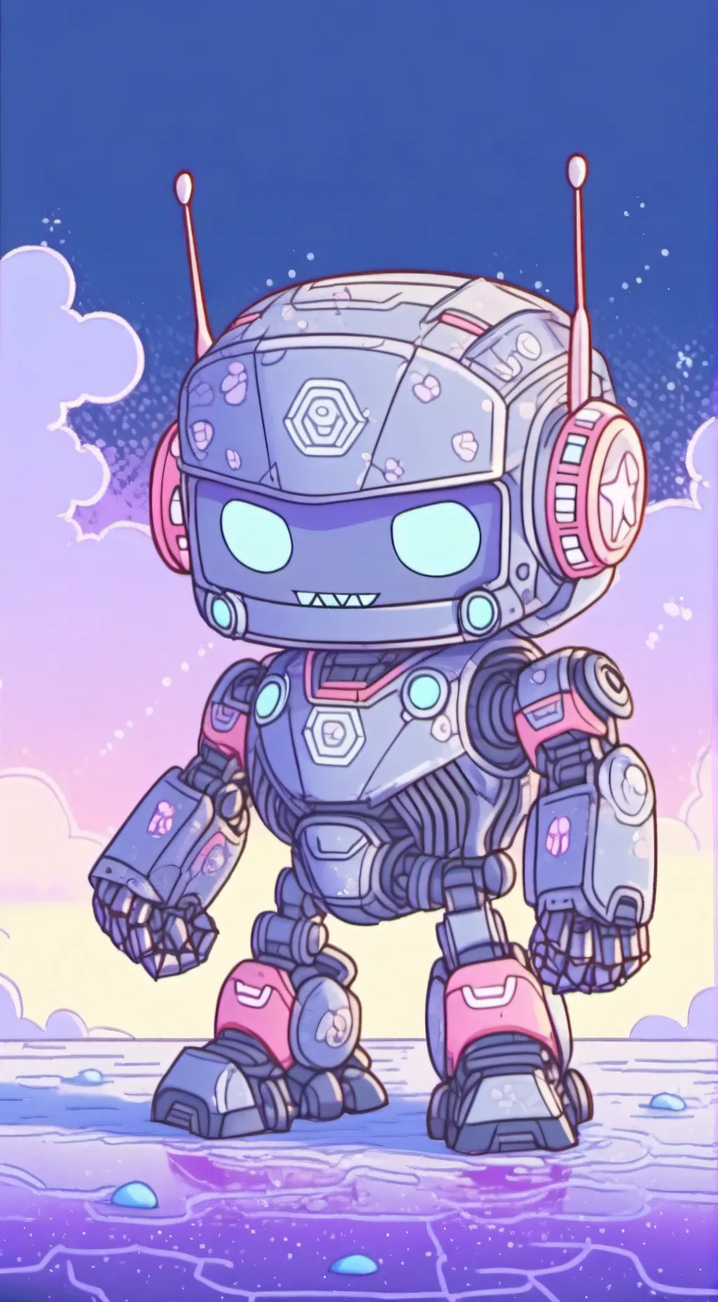 ai character: Robot  background