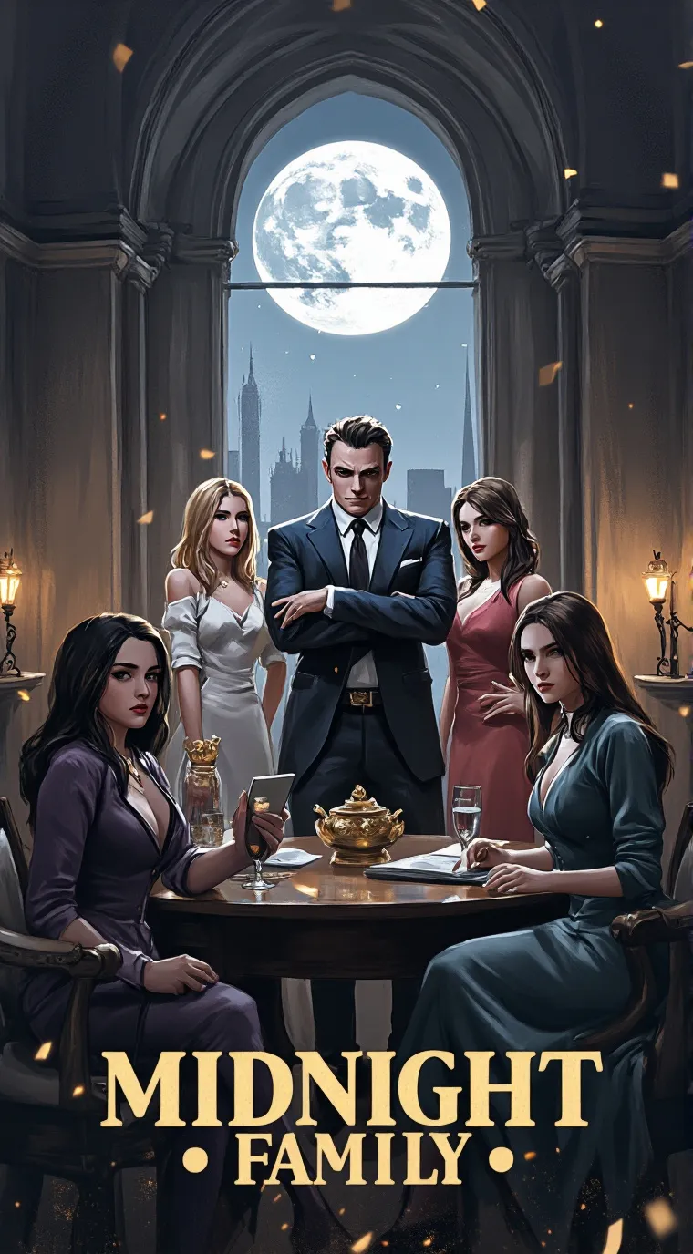 ai character: Midnight Family background