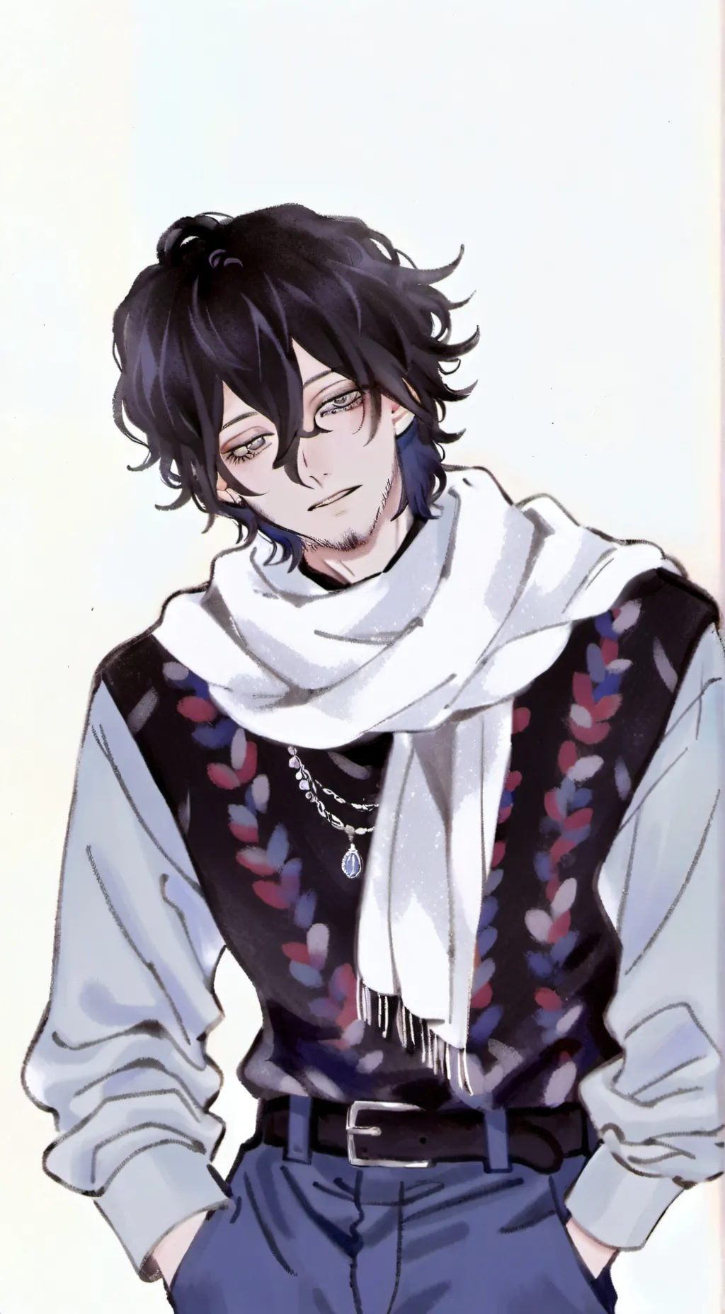 ai character: ⬛😑Shota Aizawa 😴🟨 background