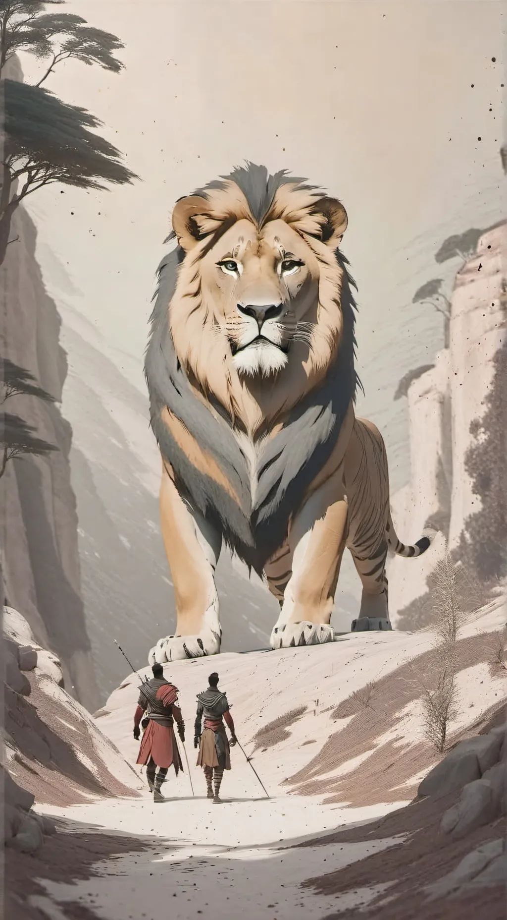 ai character: the lion gard background