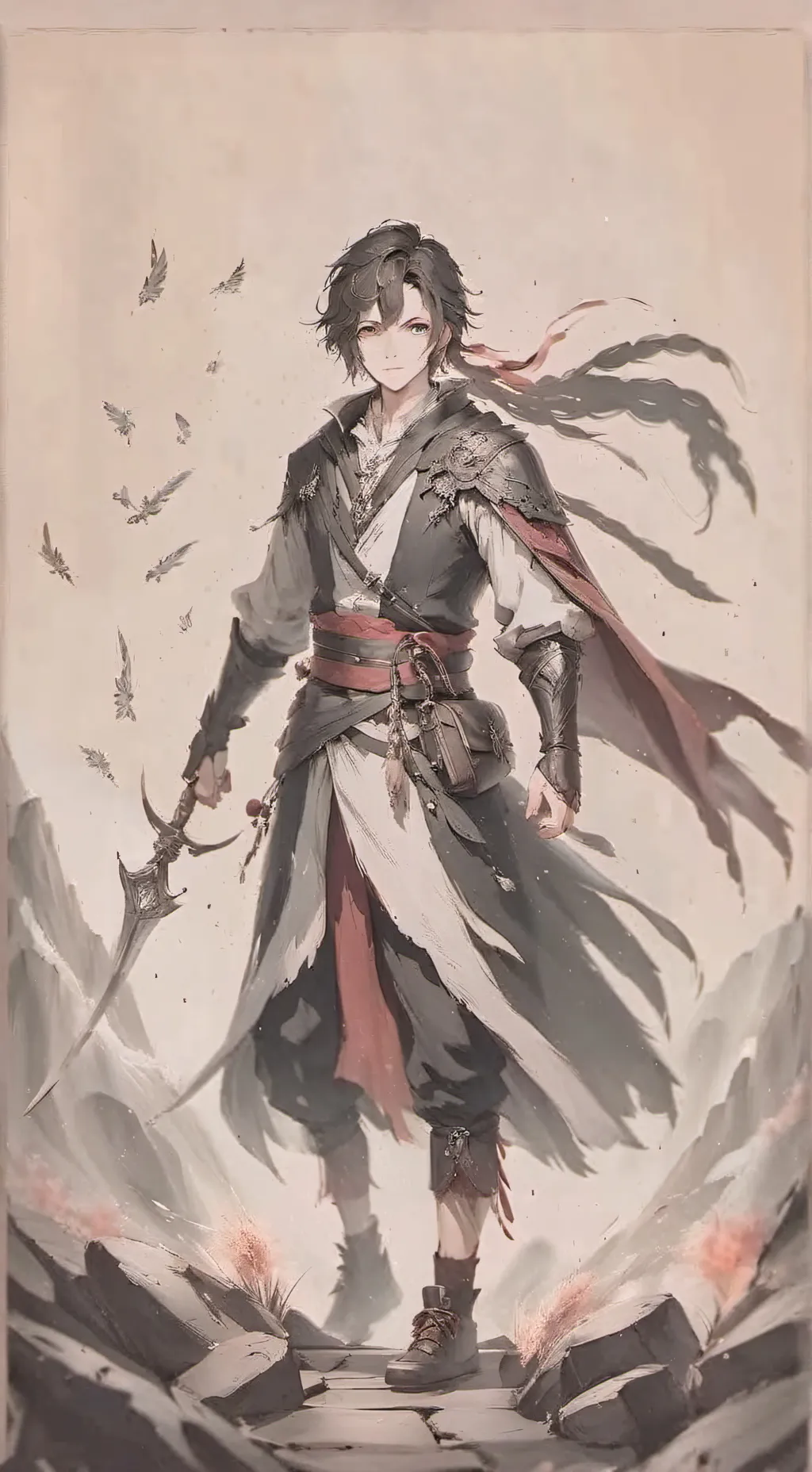 ai character: texting story background