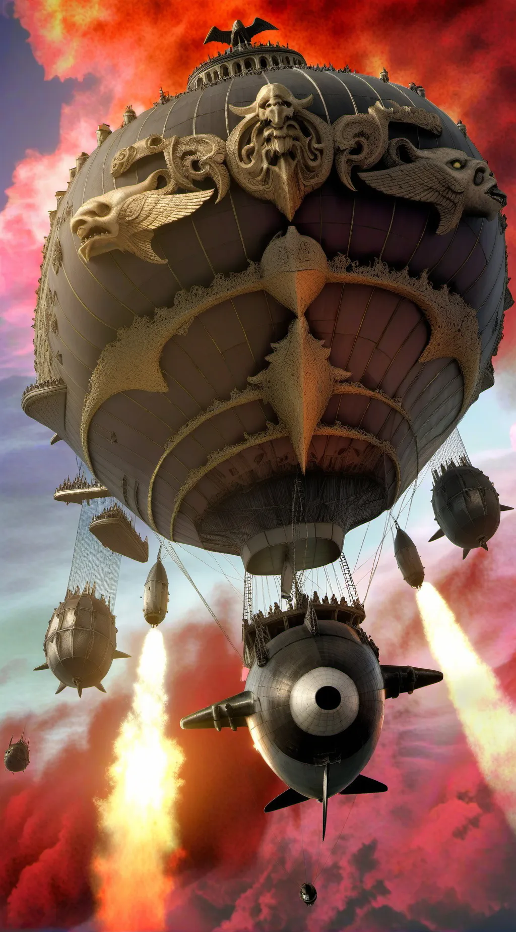 ai character: zeppelin war background