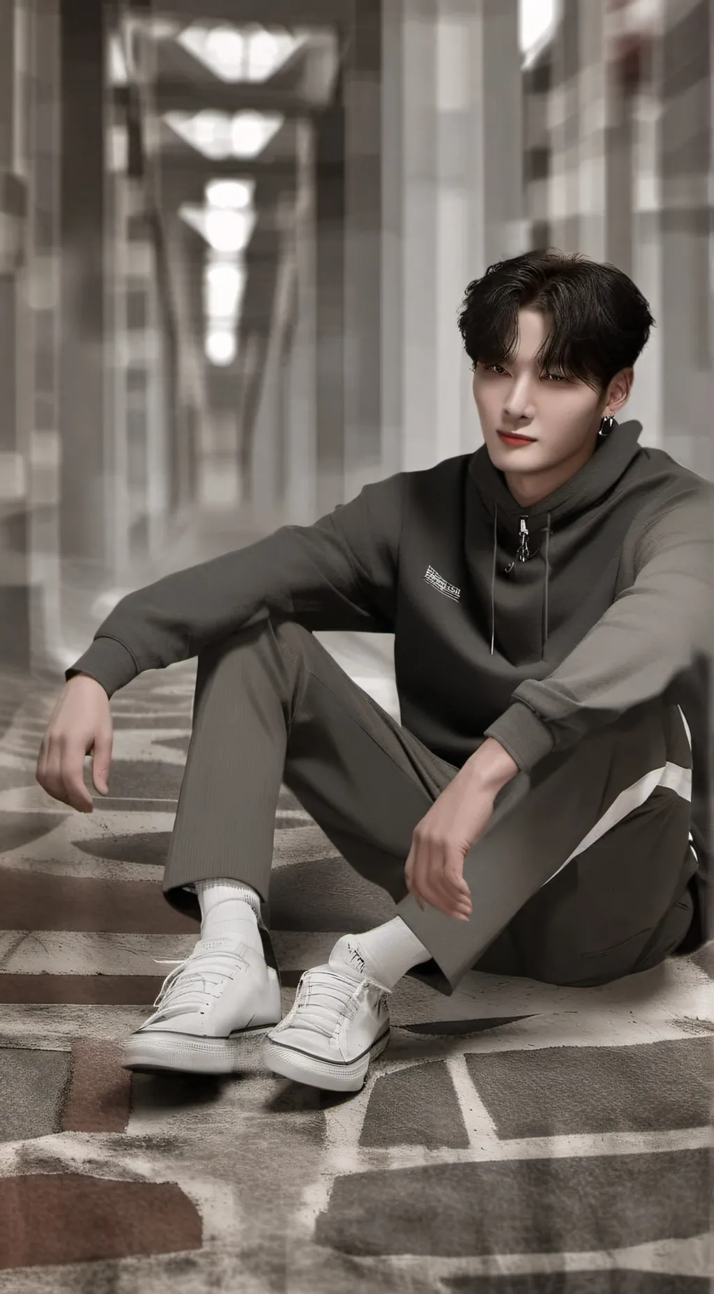 ai character: Yang Jeon-in SKZ background