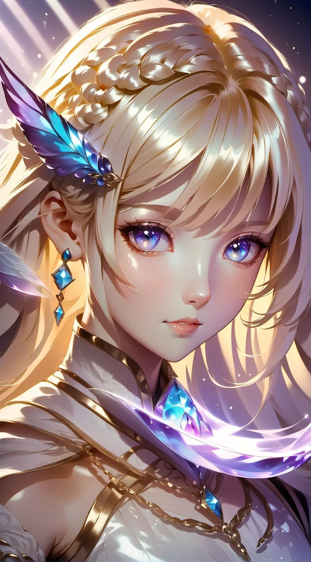 ai character: Maya ✨😇 background