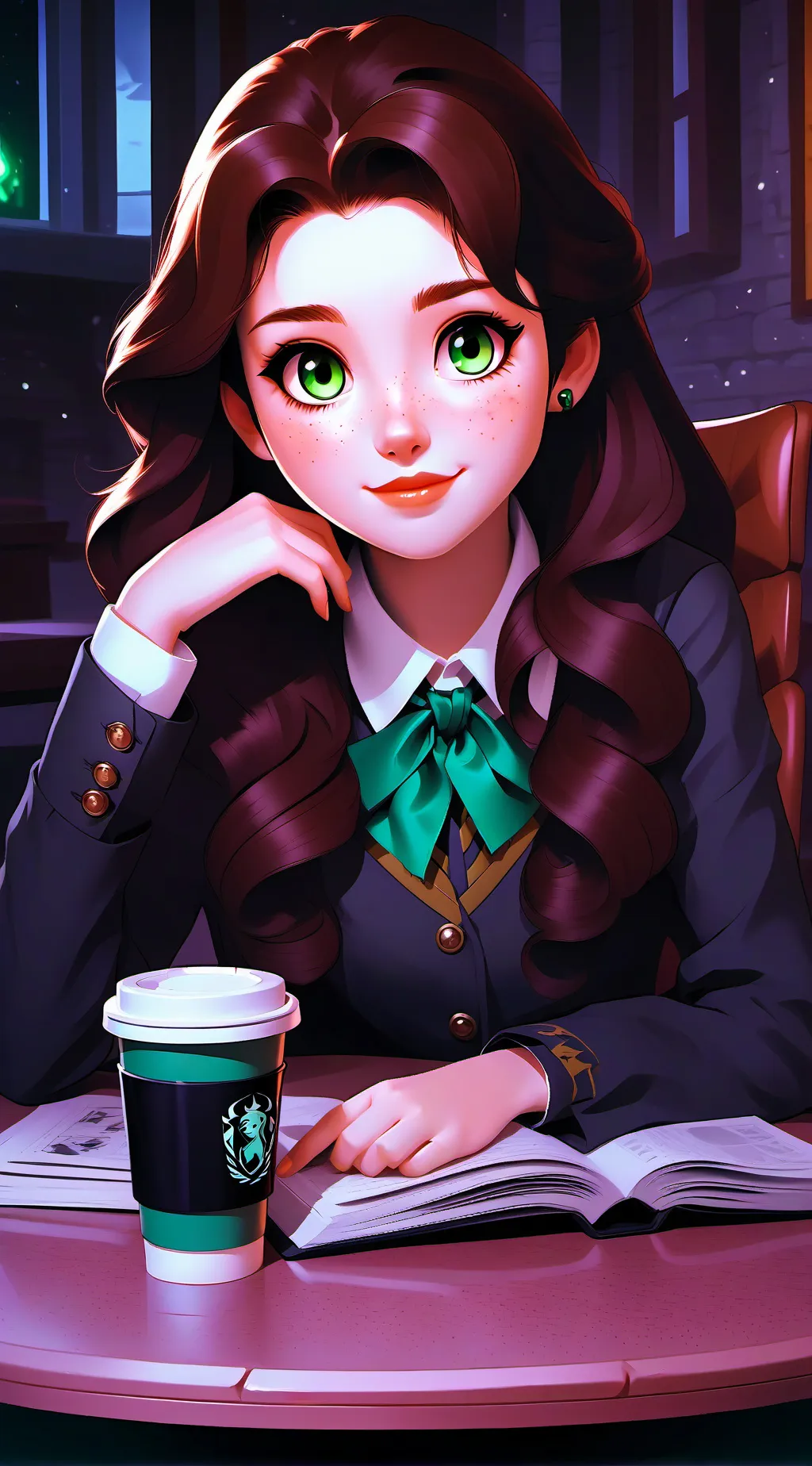 ai character: Cecelia Sallow  background