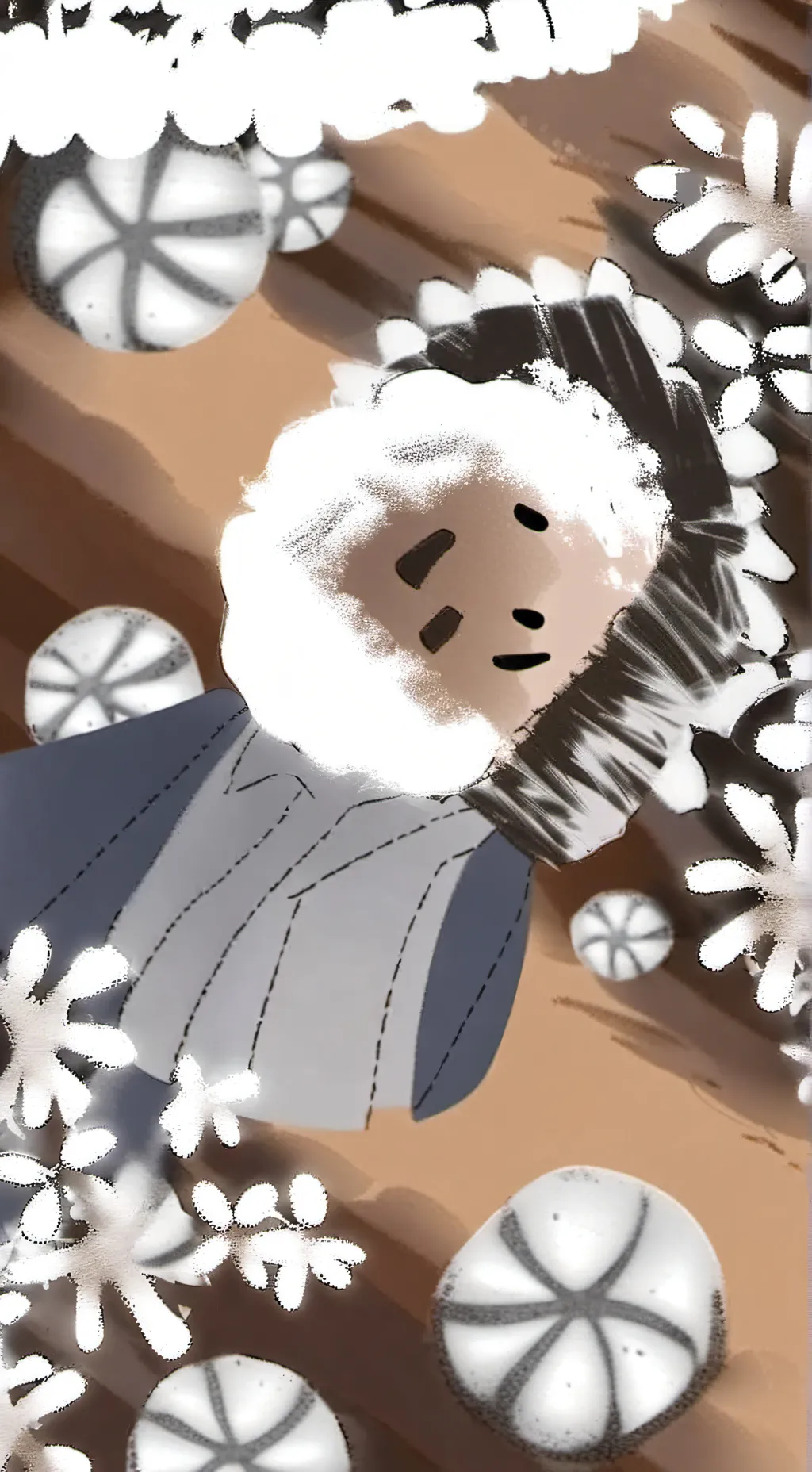 ai character: feaky shelly background