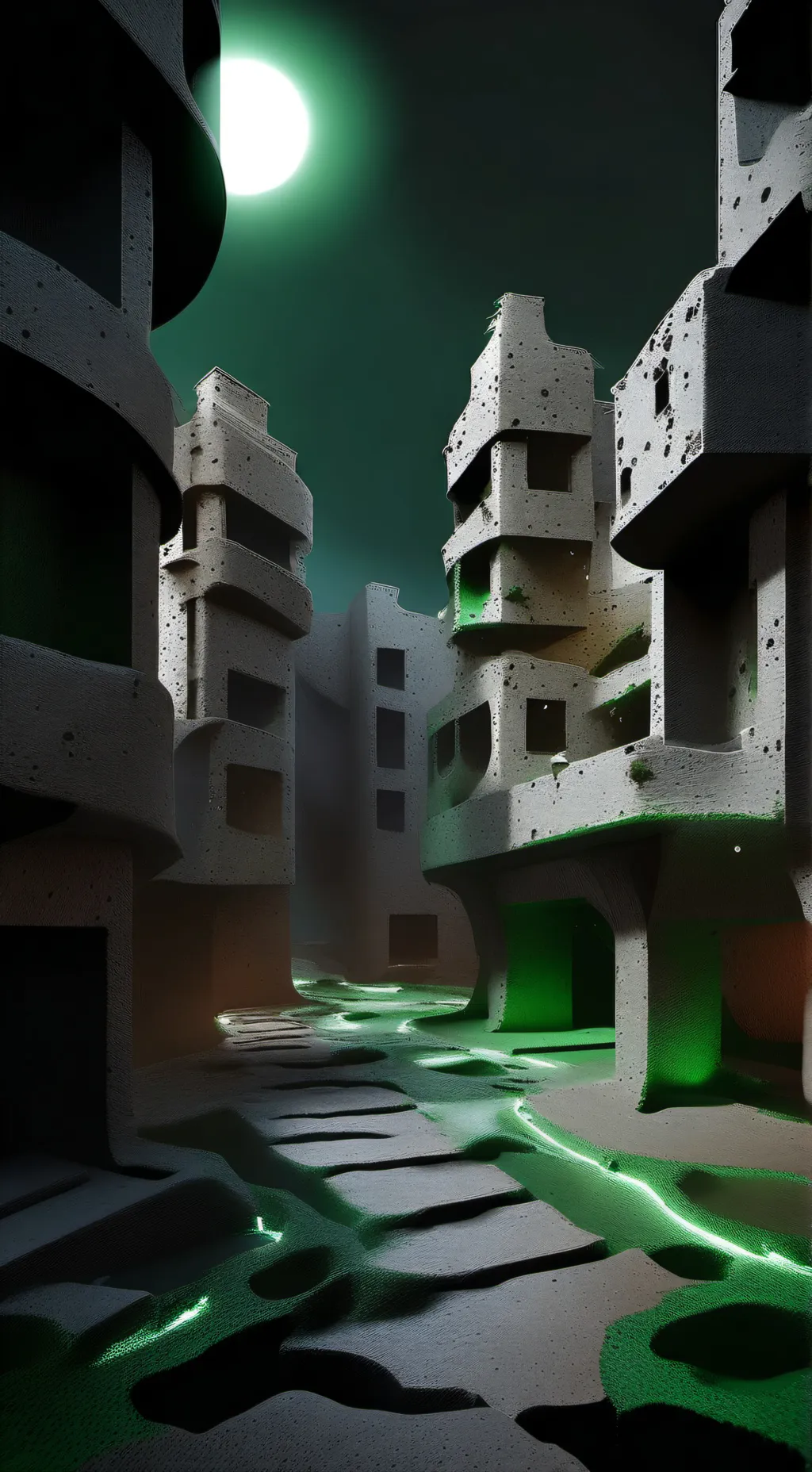 ai character: captured and..? background